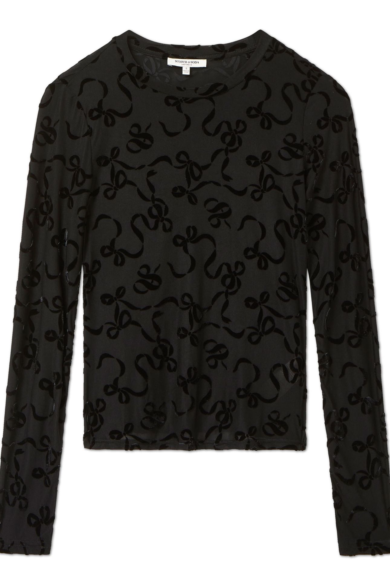 CREW NECK TOP BLACK NIGHT 4