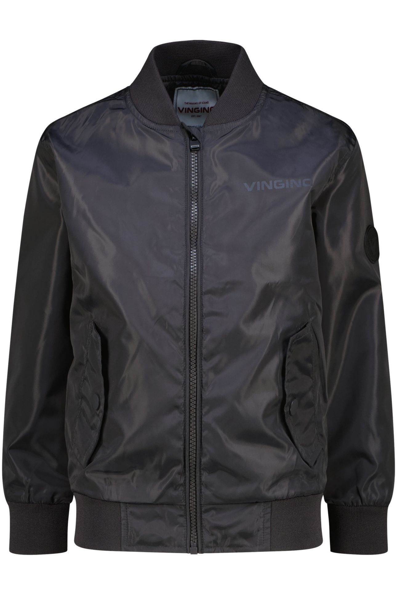 BOYS TINOR JACKET OUTDOOR METTALIC GREY 1