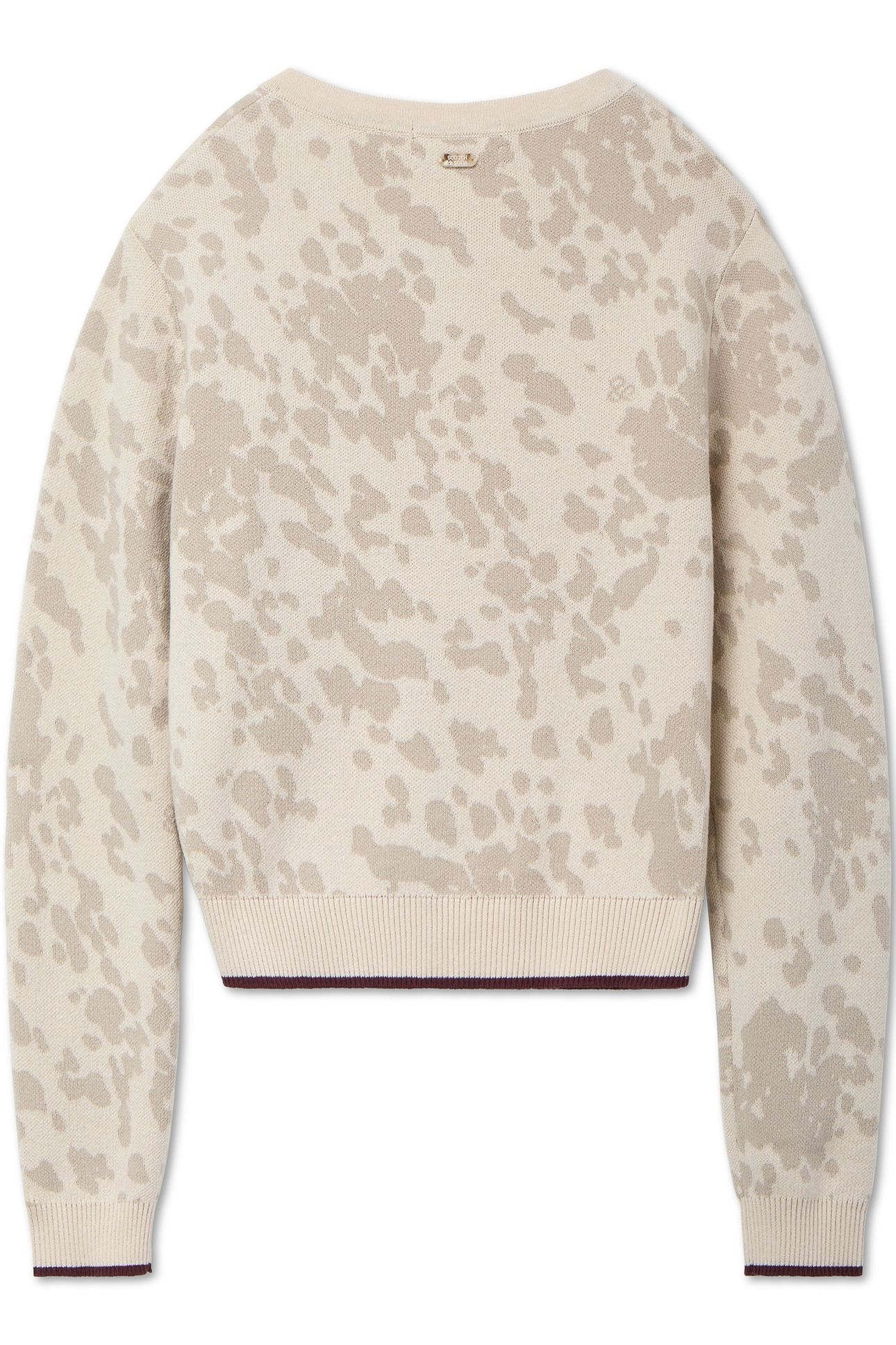 CREW NECK CARDIGAN WHITECAP GRAY/FEATHER GRAY 5