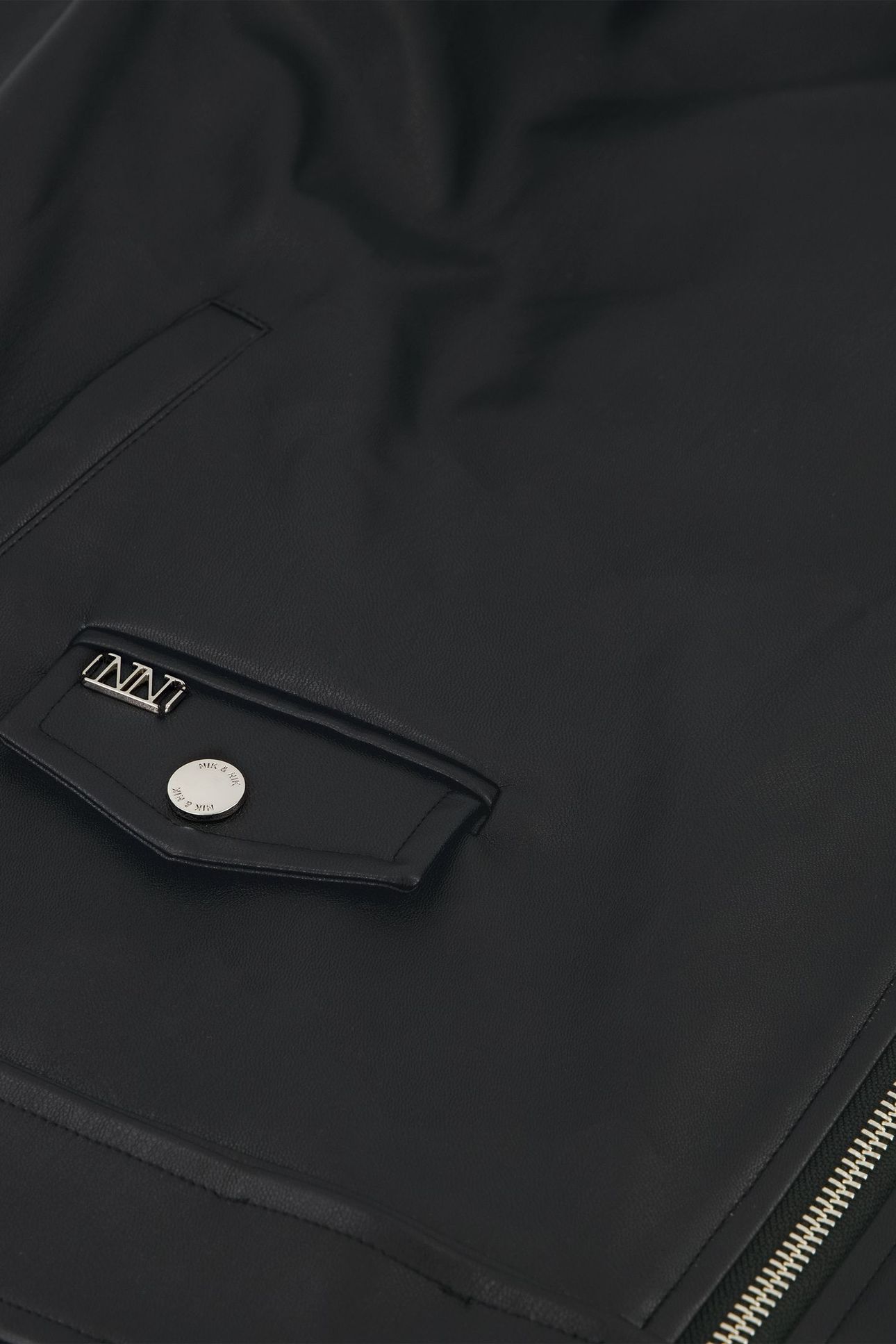 EYELET BIKER JACKET BLACK 4