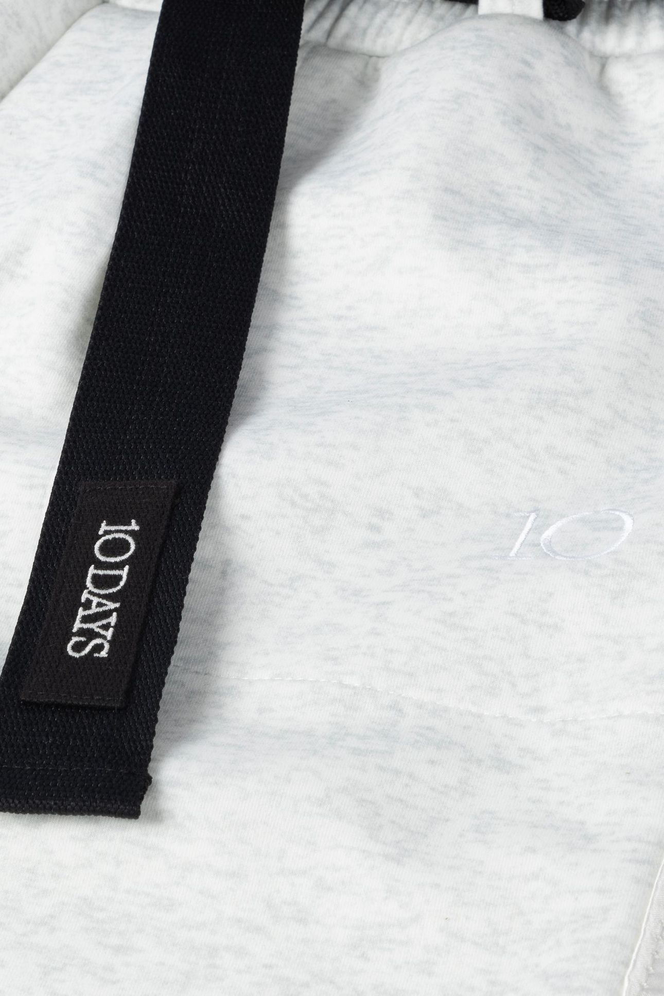 BELTED PANTS NEOPRENE WHITE MELEE 7