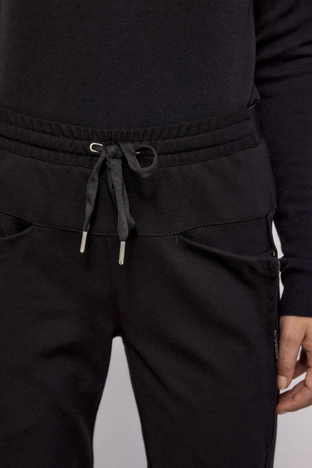 TROUSERS SPORTY PUNTO MILANO (4S1915) BLACK 3