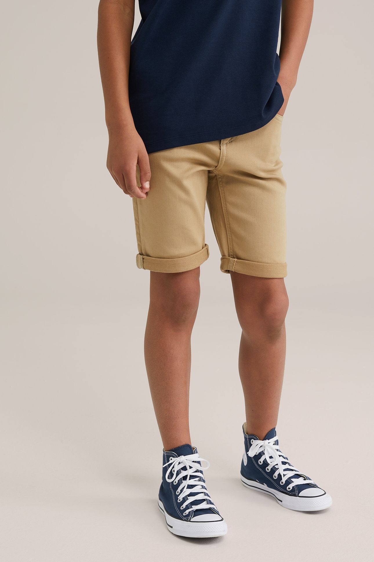 5-POCKET MID WAIST BEIGE 8