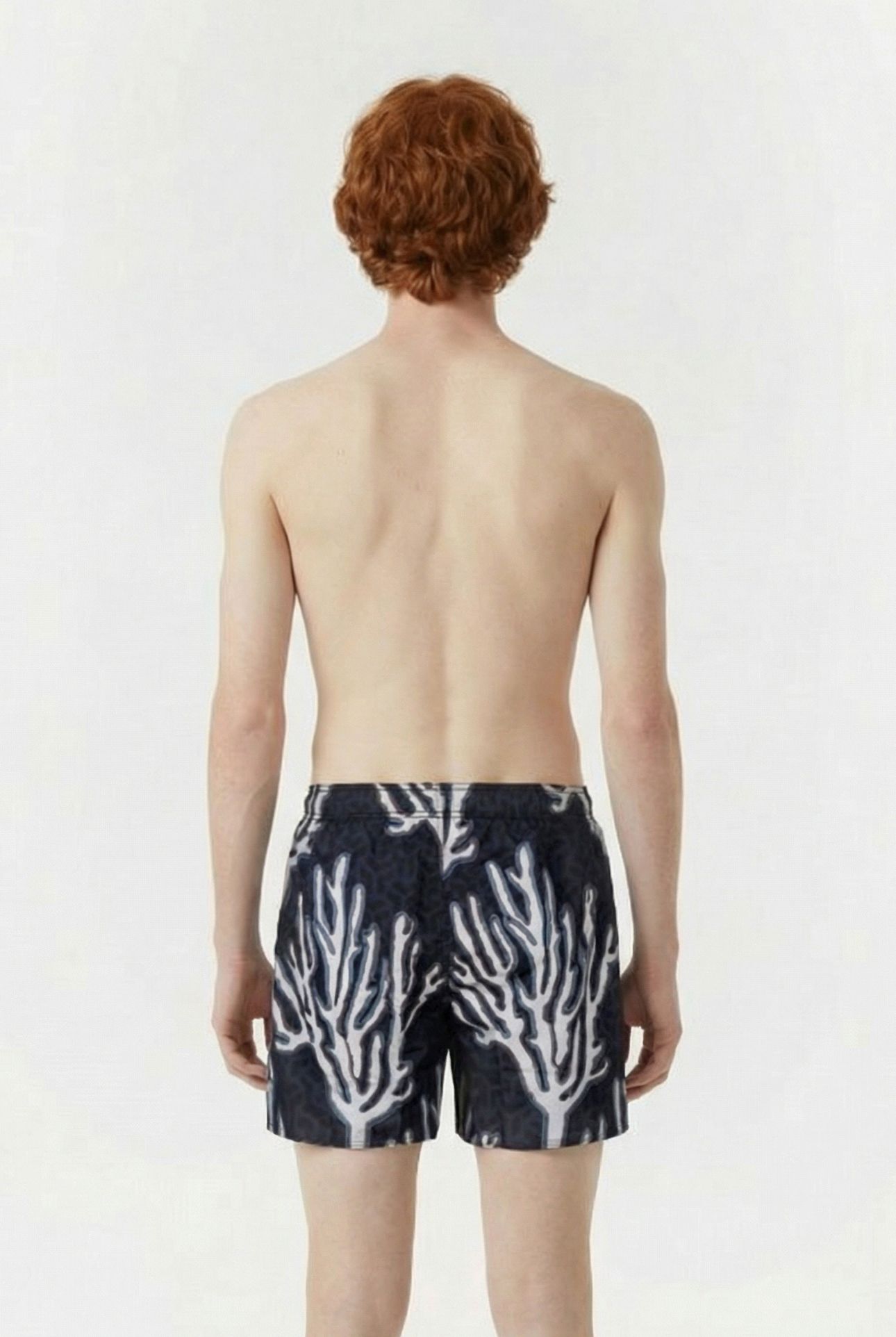 MEN'S BEACH BOXER PLACED DEEP SEA -ASPHALT 2