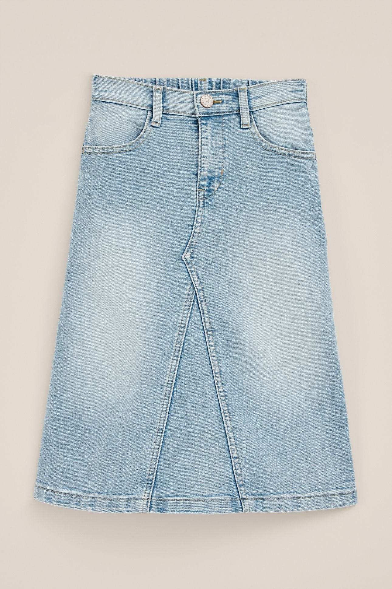SKIRT MEDIUM LENGTH LIGHT BLUE 12