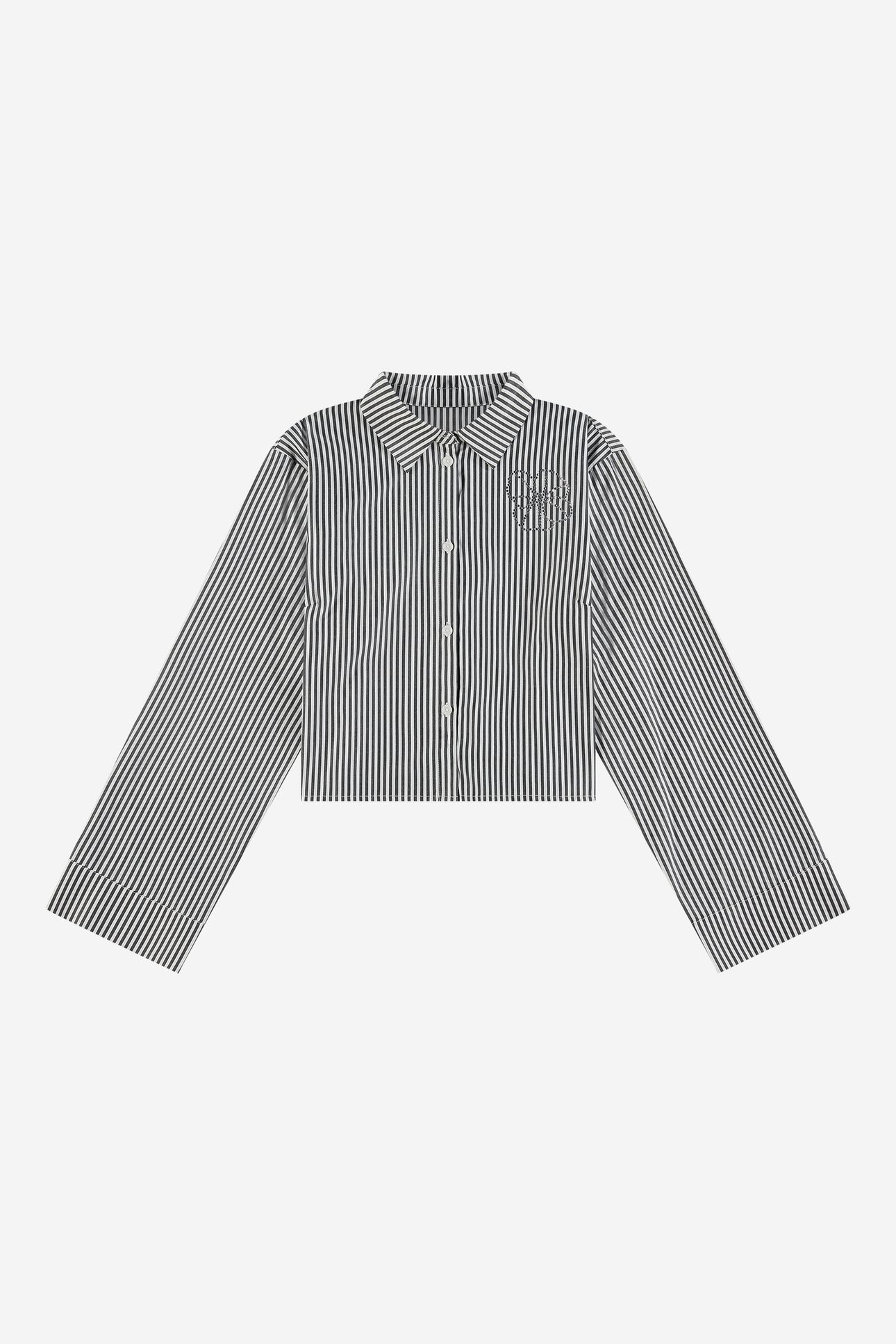 NAOMI BLOUSE BLACK/OFF WHITE 2