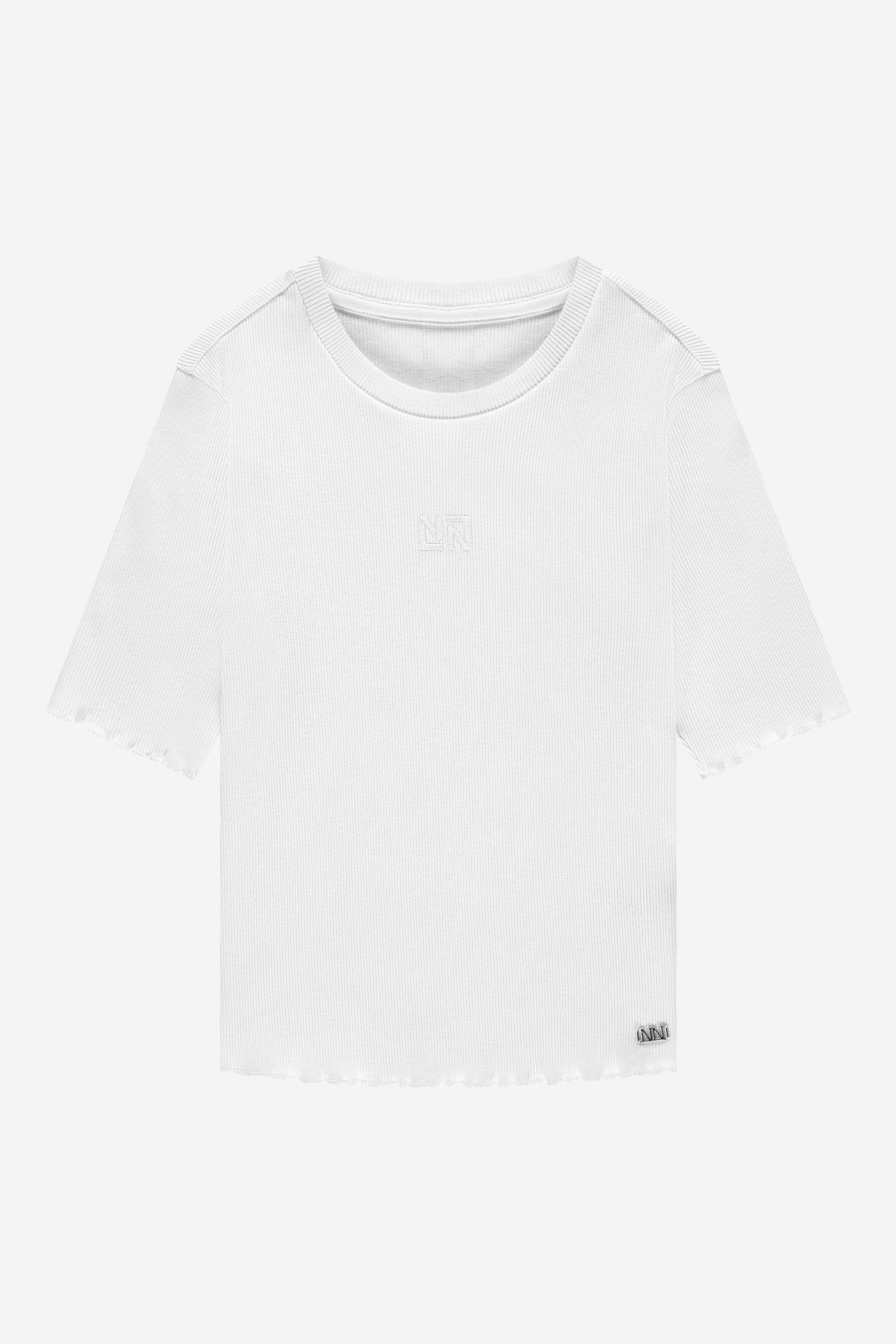 SYLVIA RIB TOP OFF WHITE 3
