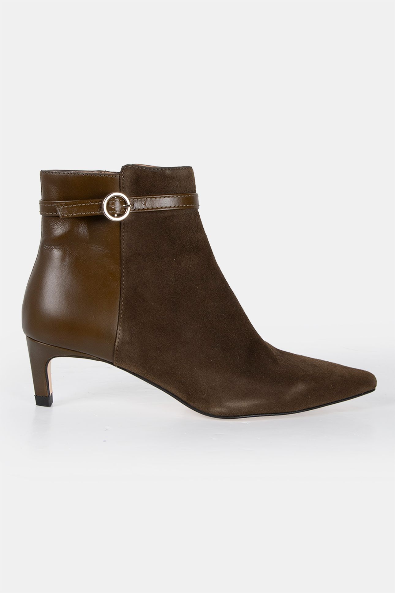 ALMA - POINTED PEARL BUCK OLIVE 1