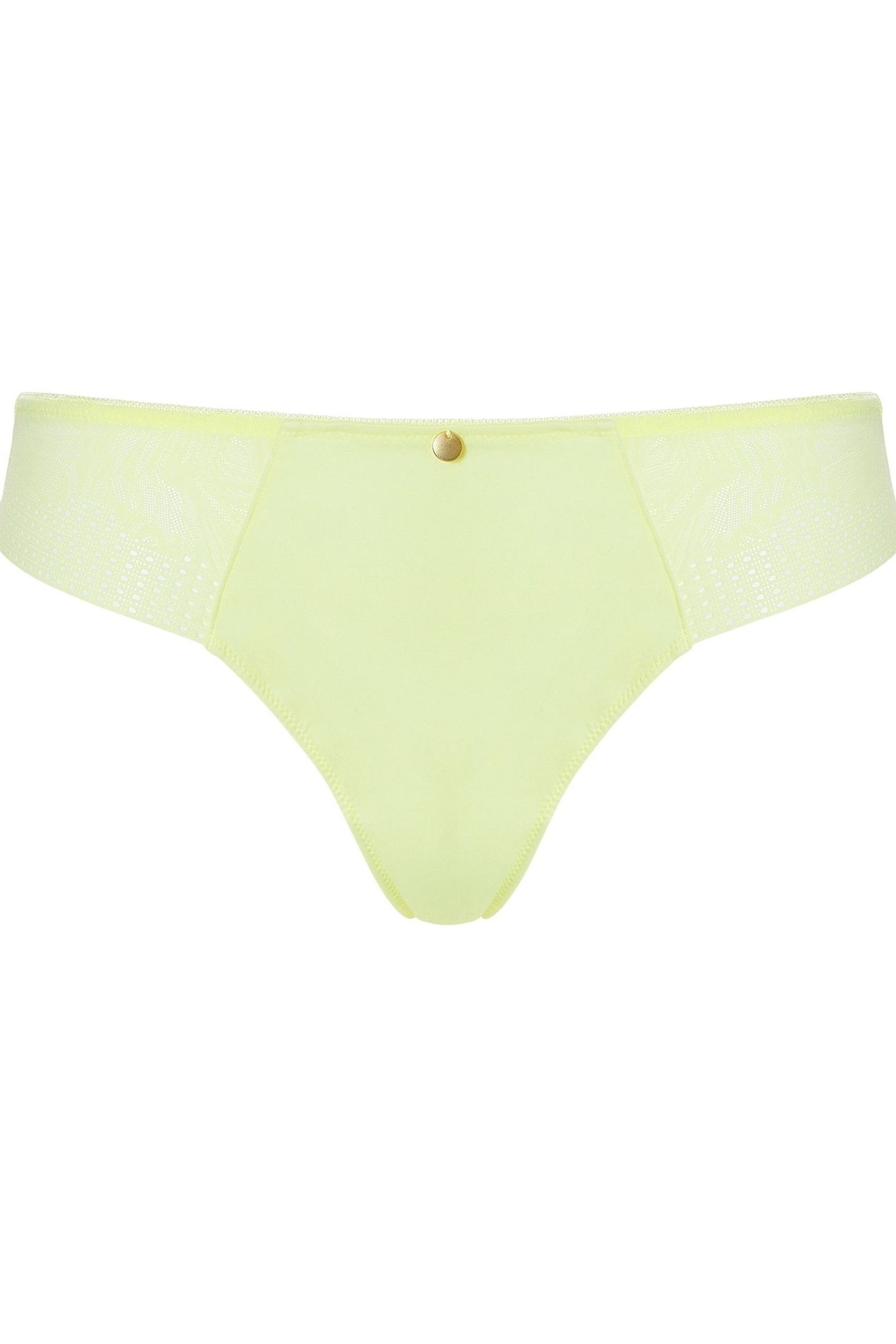 THONG SOFT LACE TENDER YELLOW 1