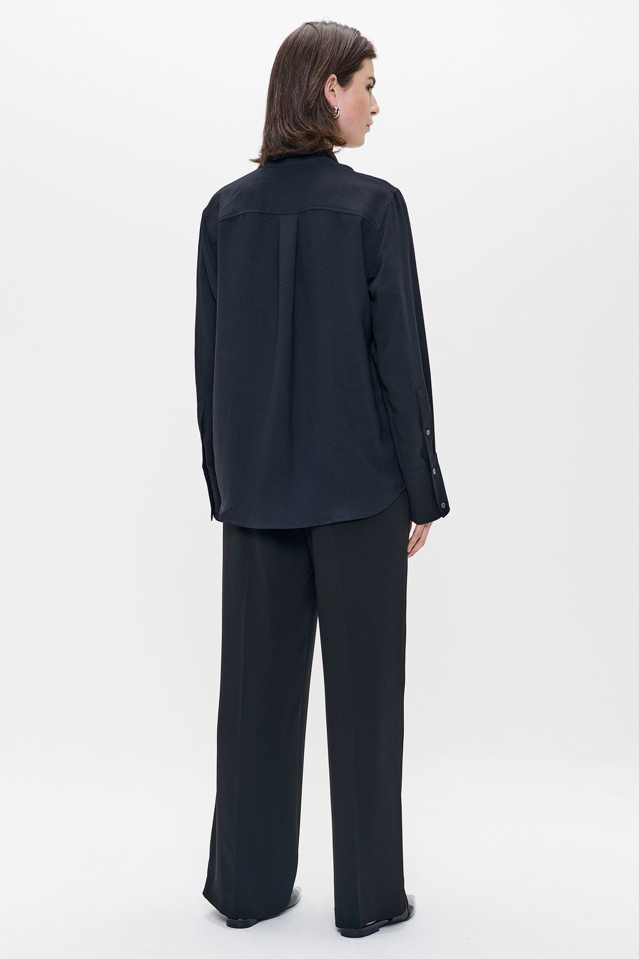 BOW SHIRT BLACK 4