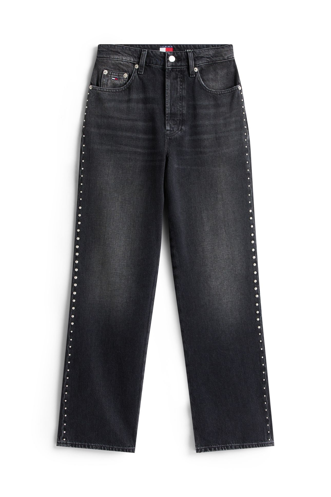 LAYLA HIGH RISE SLIM STRAIGHT JEANS DENIM BLACK 3