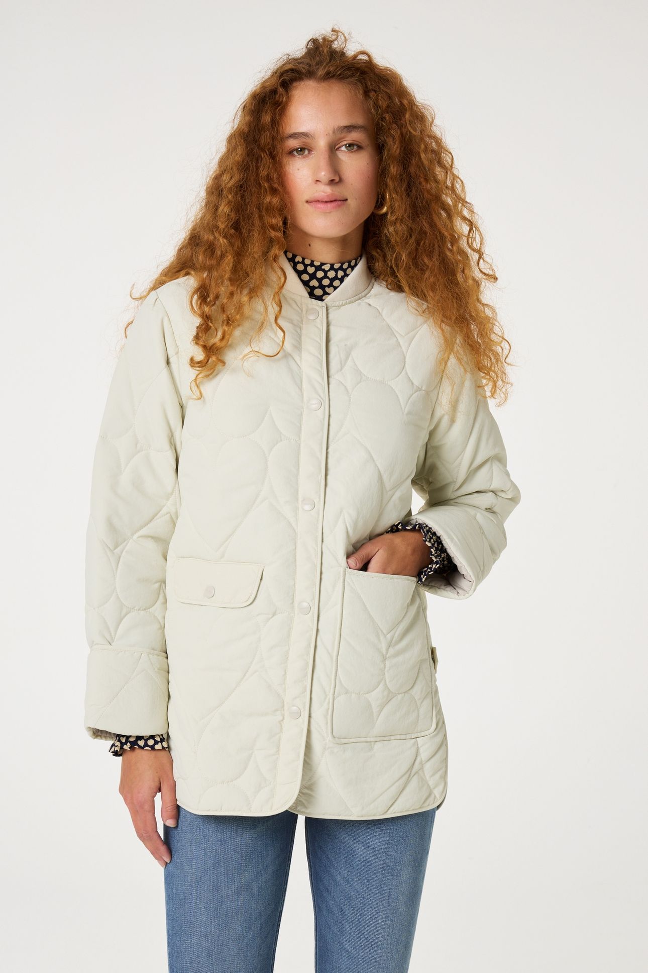 XANDER JACKET COSY WHITE 3