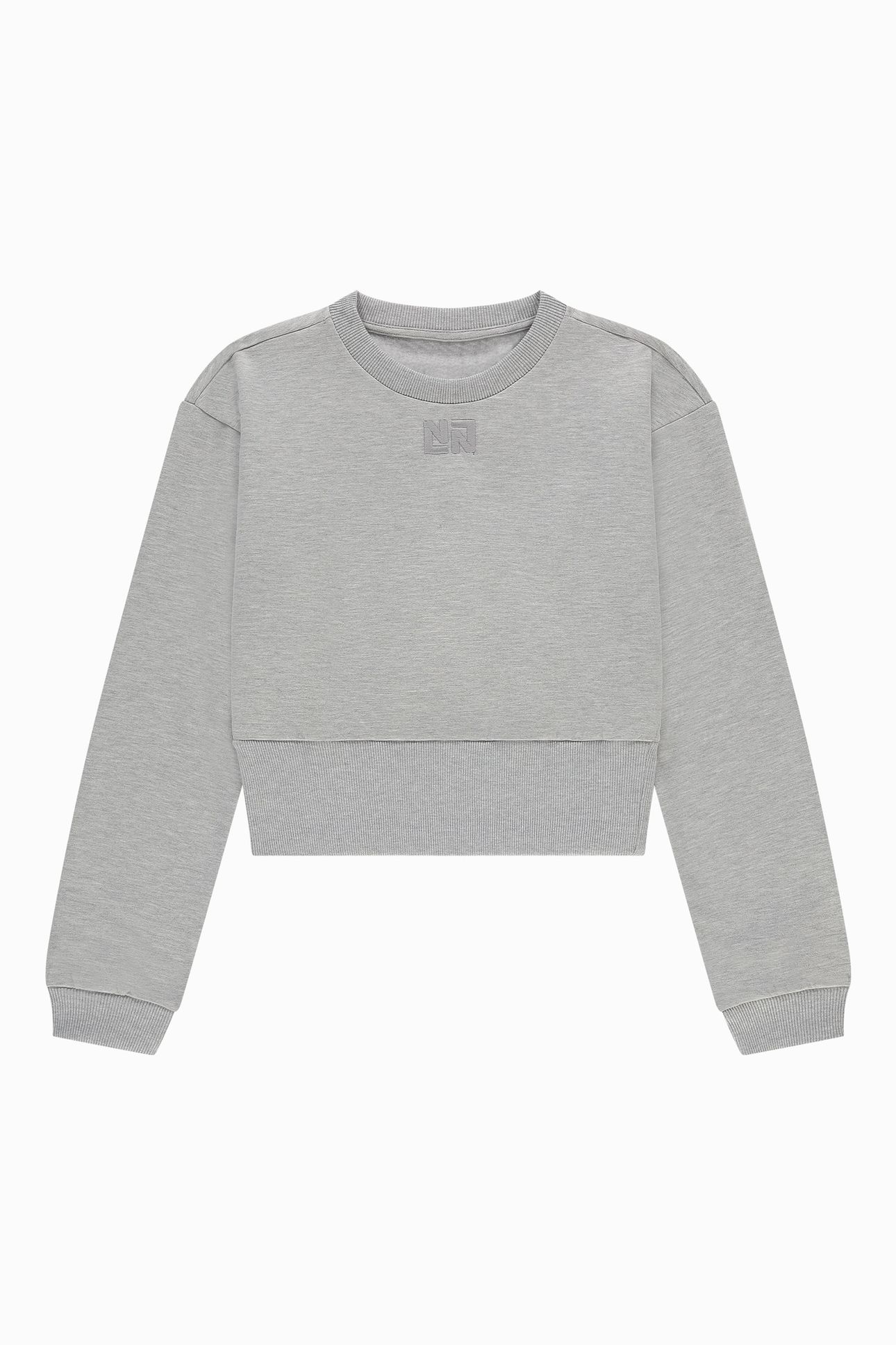 YVI SWEATSHIRT LIGHT GREY MELANGE 2