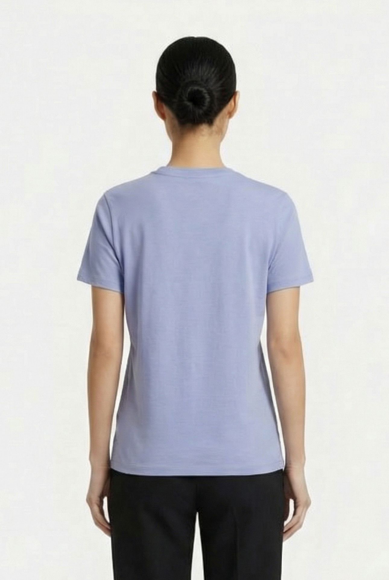 FRENCH CONNECTION TEE WASHED BLUE/WHITE 2