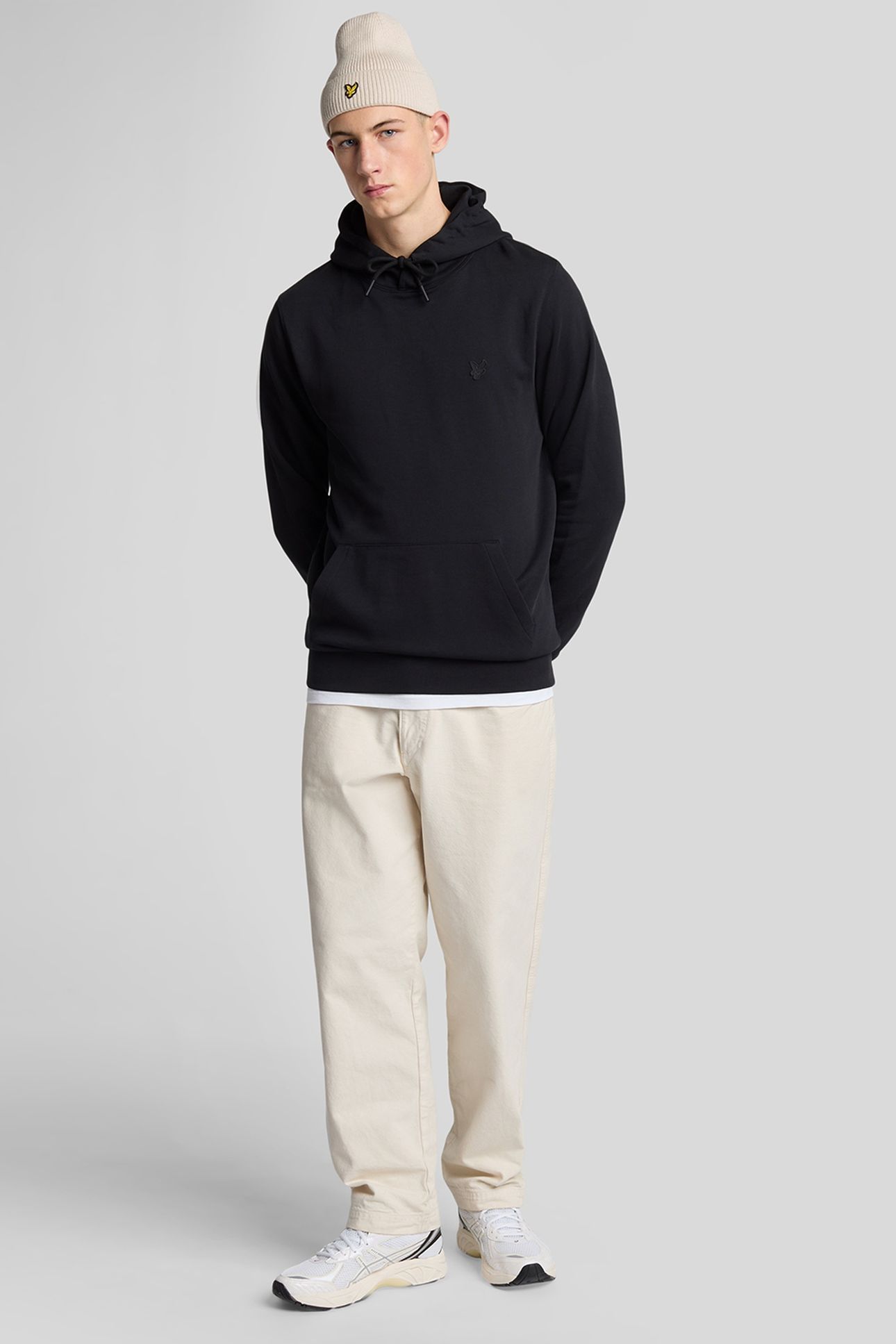 SUPERFINE PULLOVER HOODIE JET BLACK 1