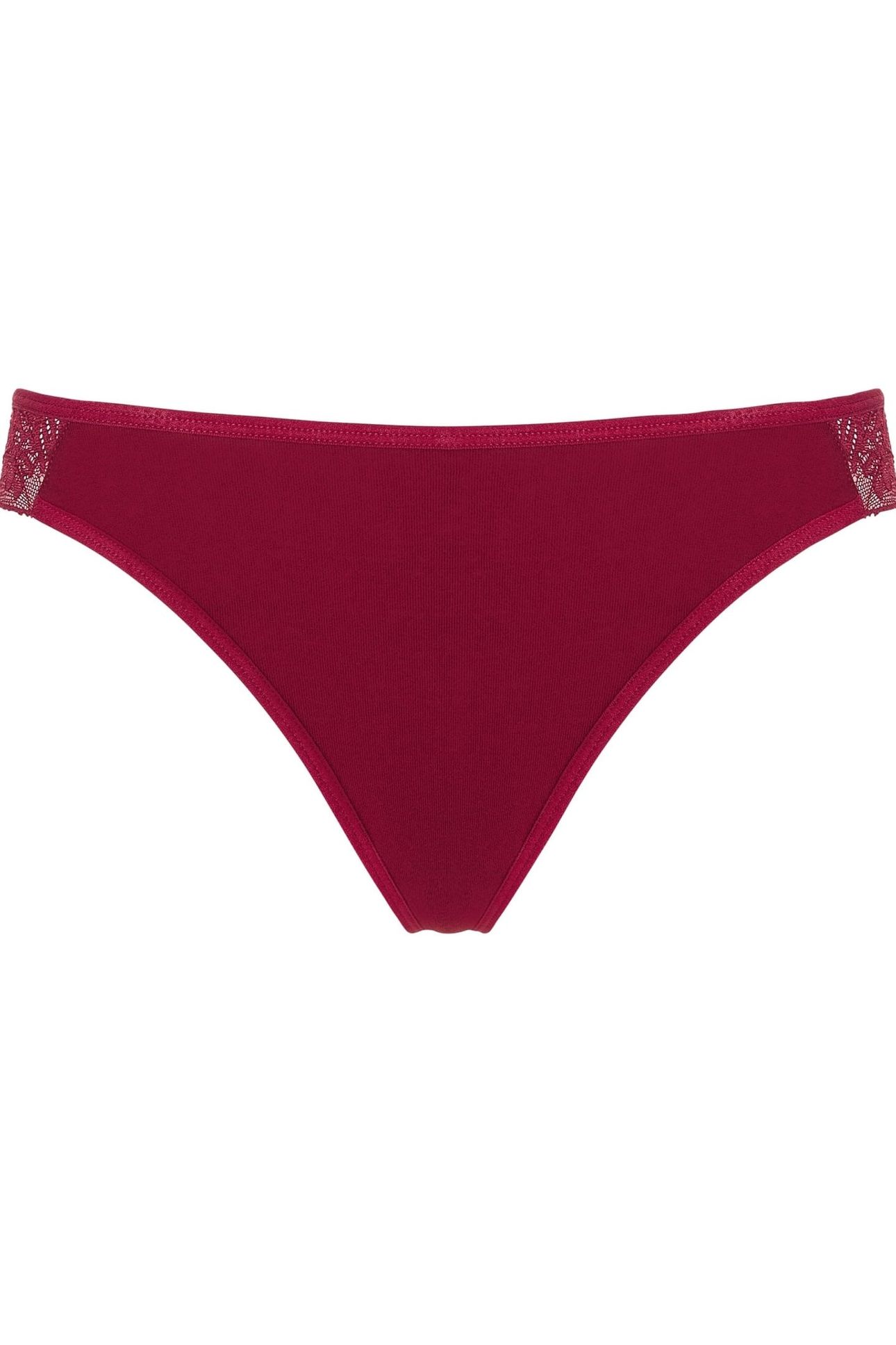 THONG MIRACLE COTTON RHUBARB 1