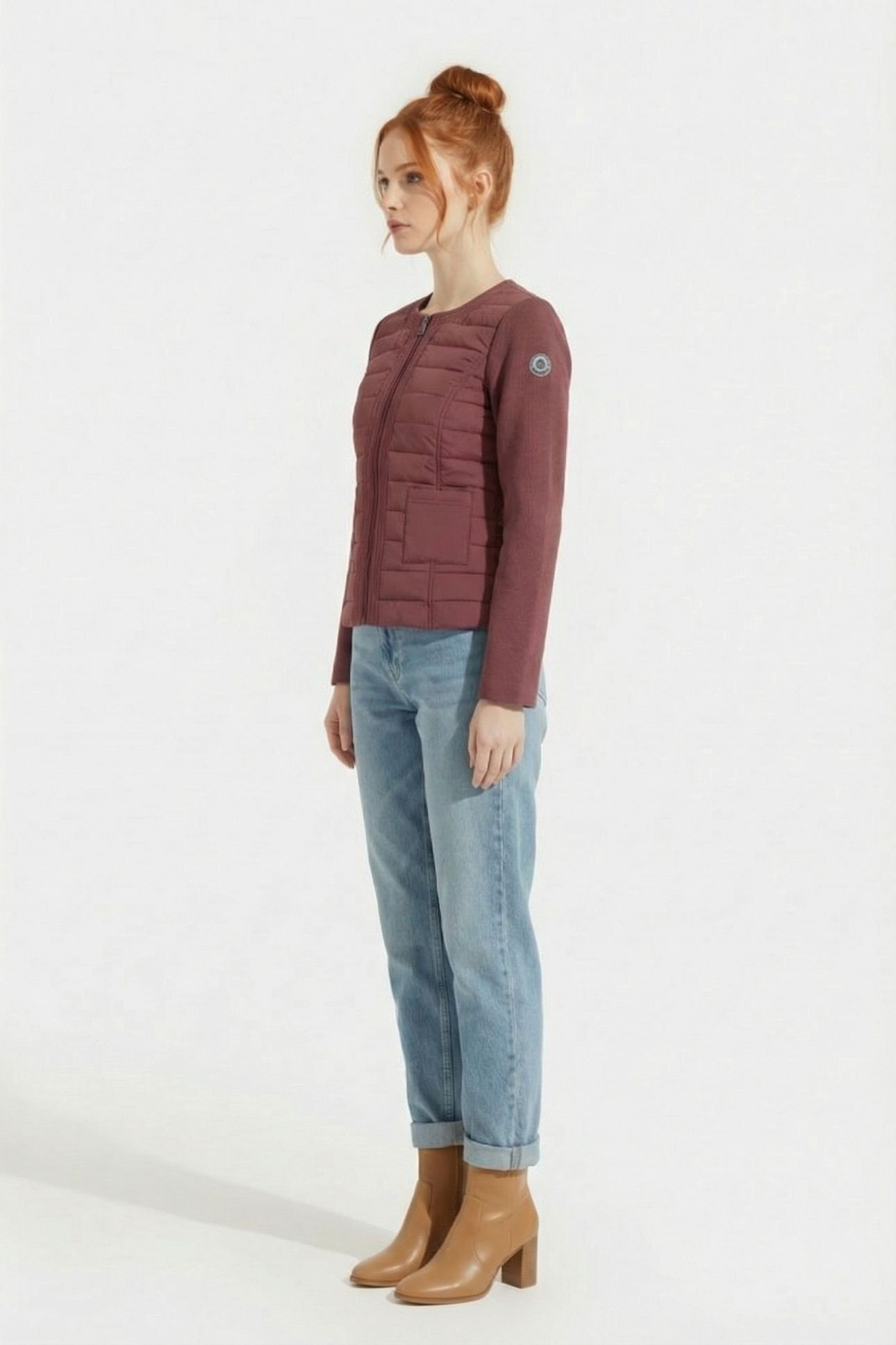 ALMERIA DOWN JACKET BURGUNDY 3