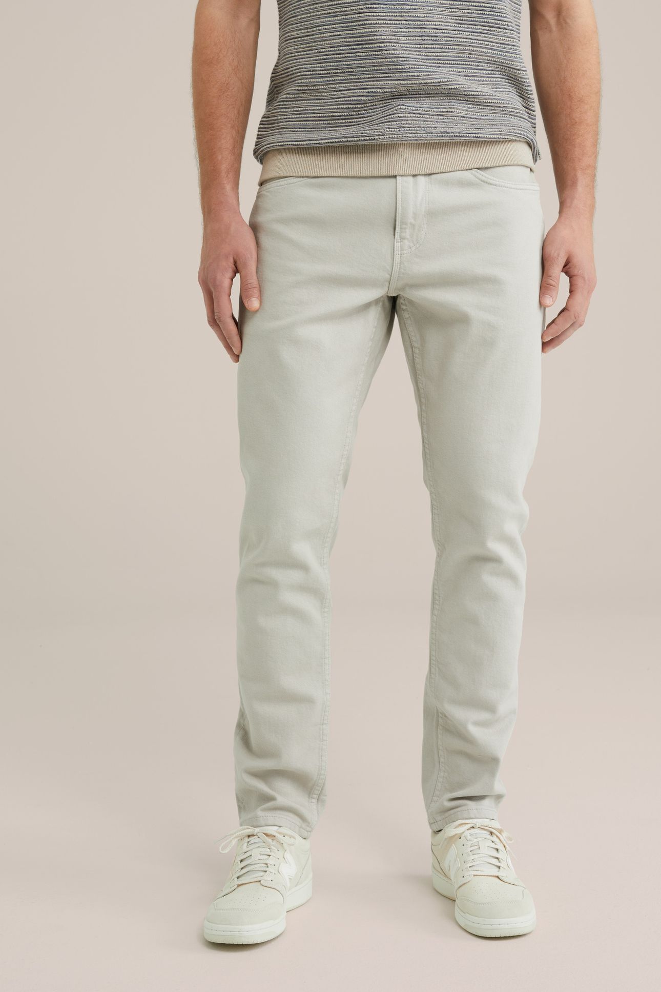 5-POCKET MID WAIST BEIGE 10