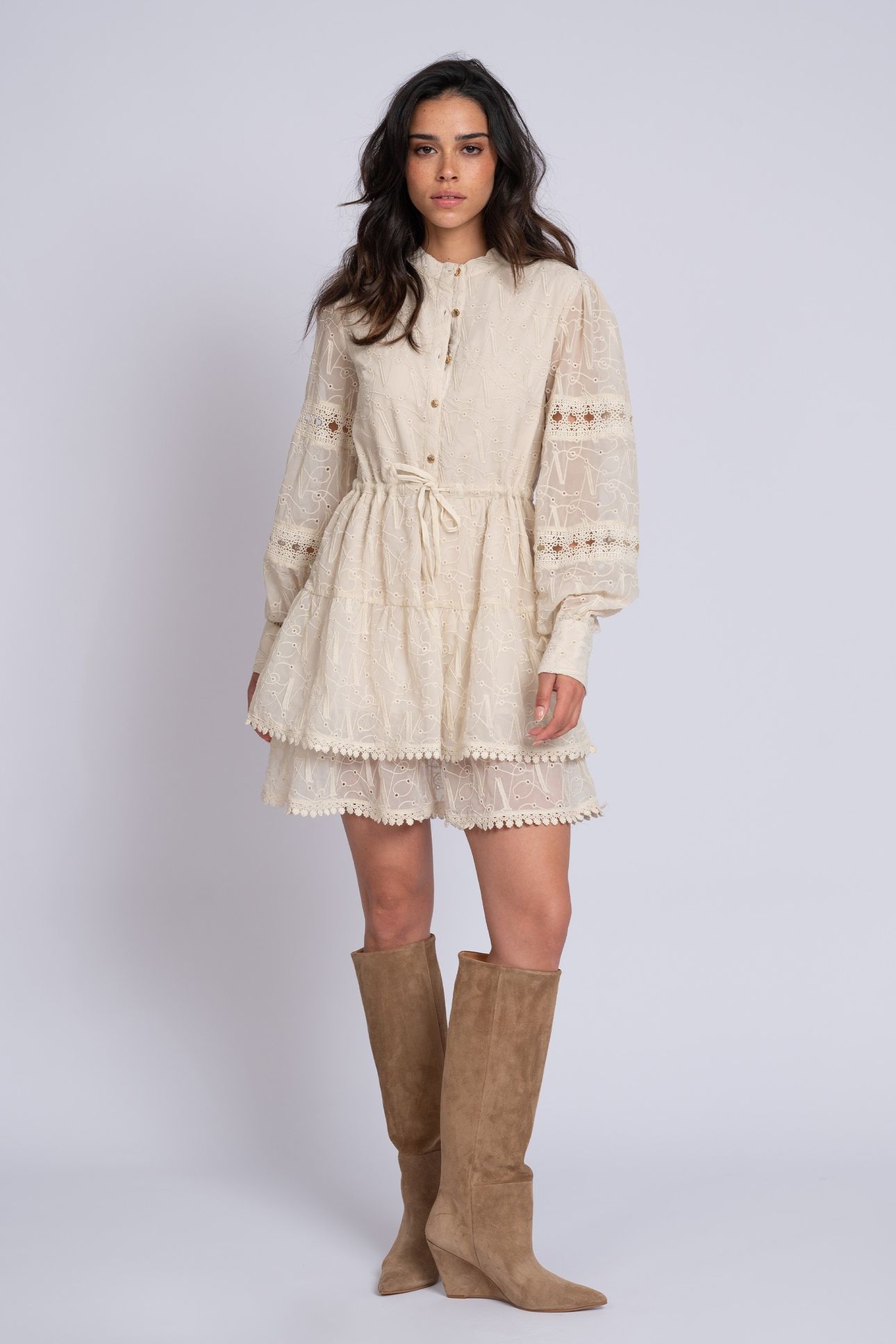 INDA DRESS CREAM 1