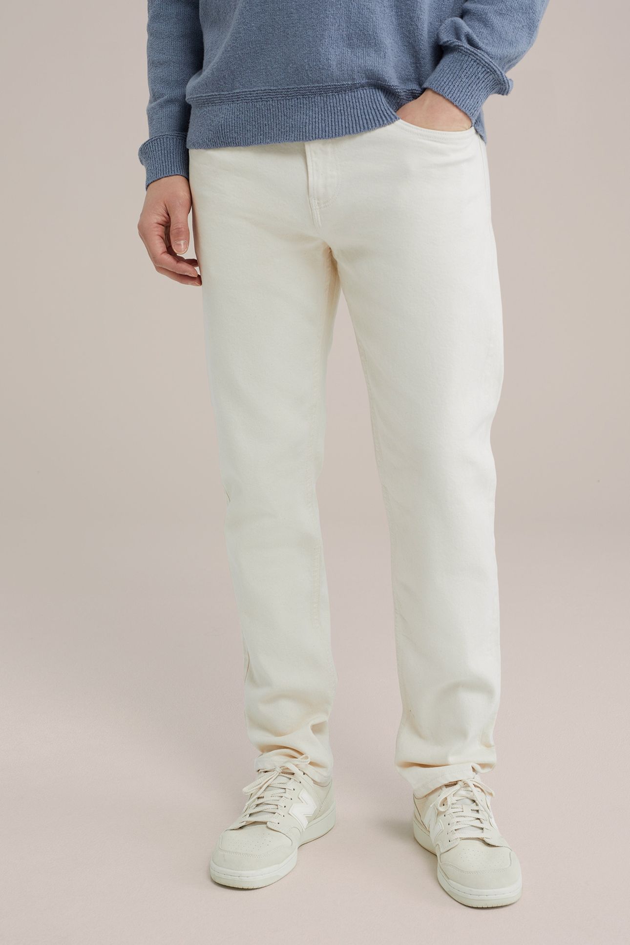 5-POCKET MID WAIST OFF-WHITE 9