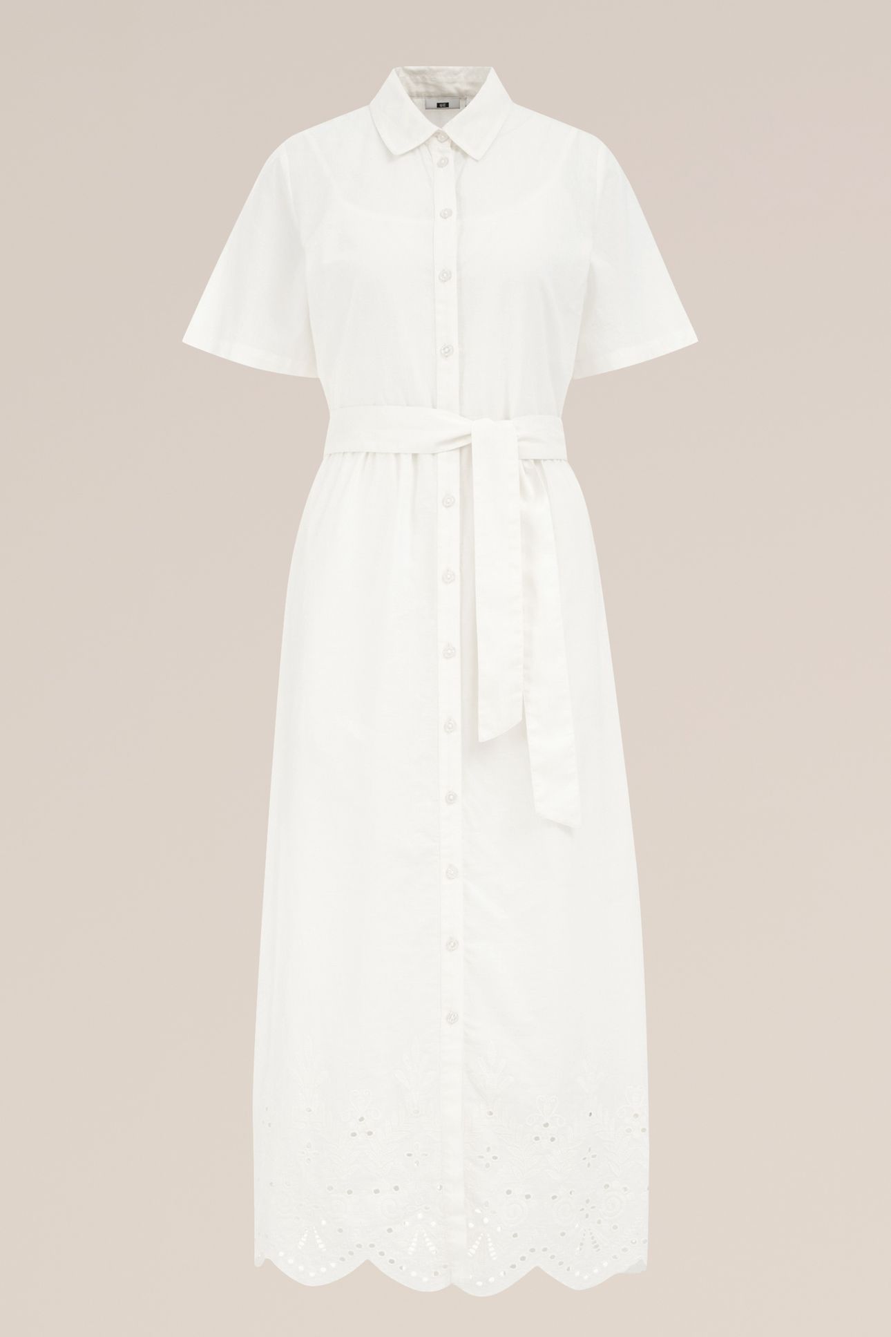 DRESS MID LENGTH WHITE 12