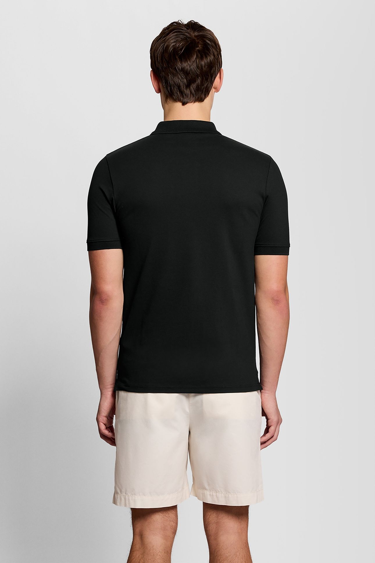 SUPERFINE POLO SHIRT JET BLACK 3