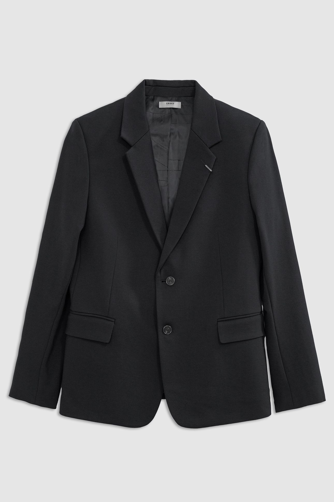 BLACK MILANO KNIT LOOSE SUIT JACKET 6