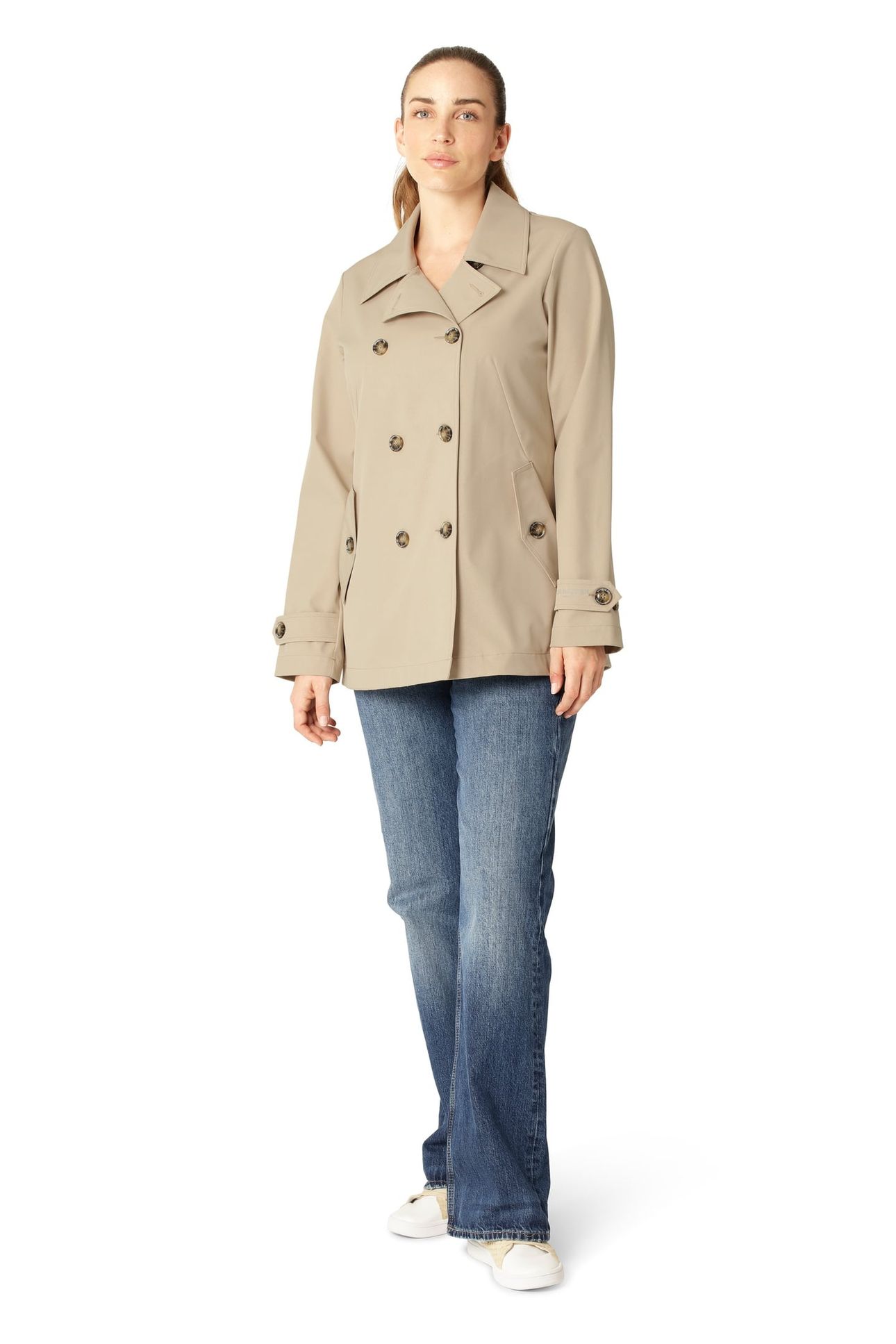TRENCHRAIN02 RAIN JACKETS WHITE PEPPER 1