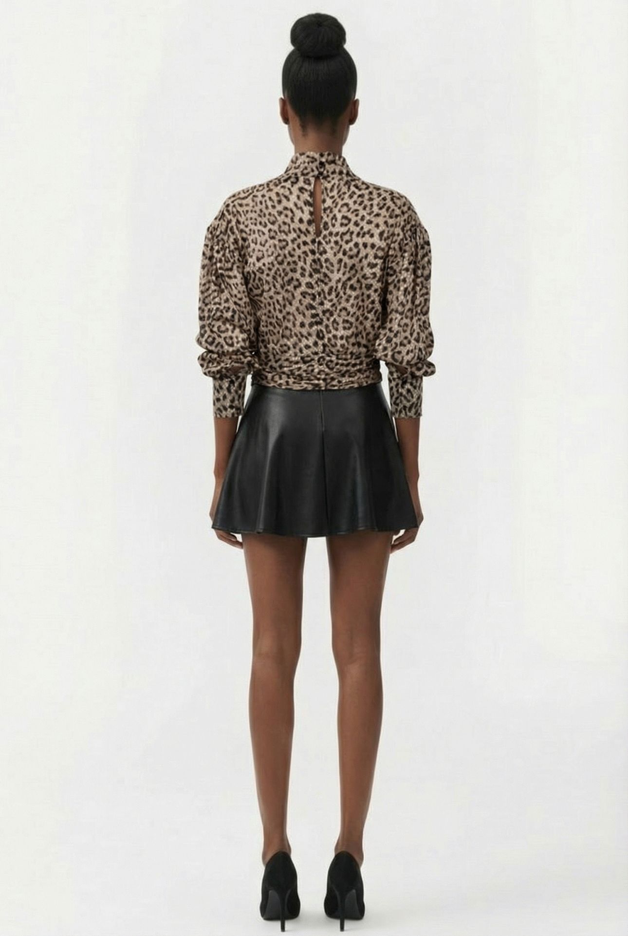 MEIKO TOP BLACK LEOPARD 2