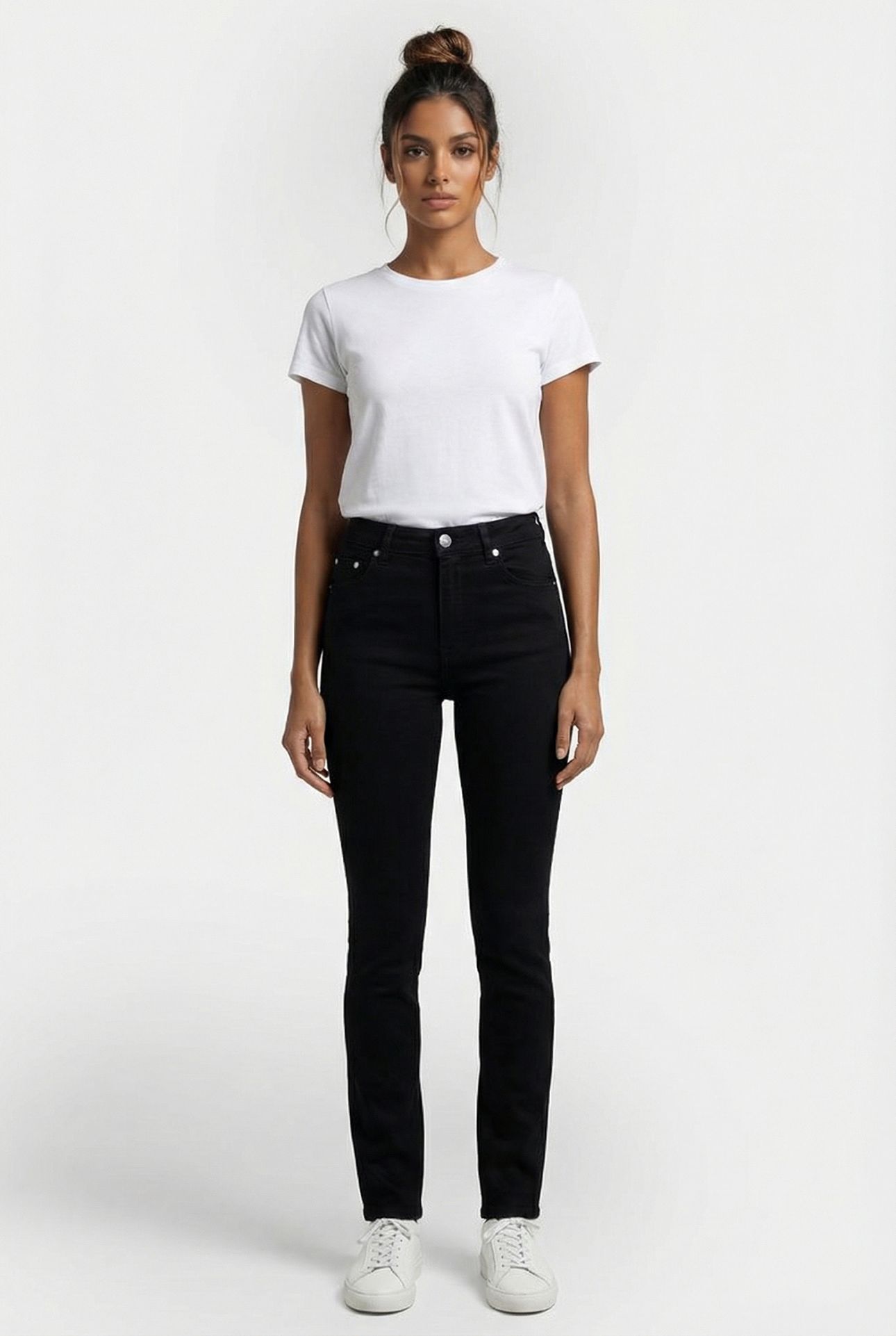 R REBOUND 32 SKINNY JEANS BLACK 1