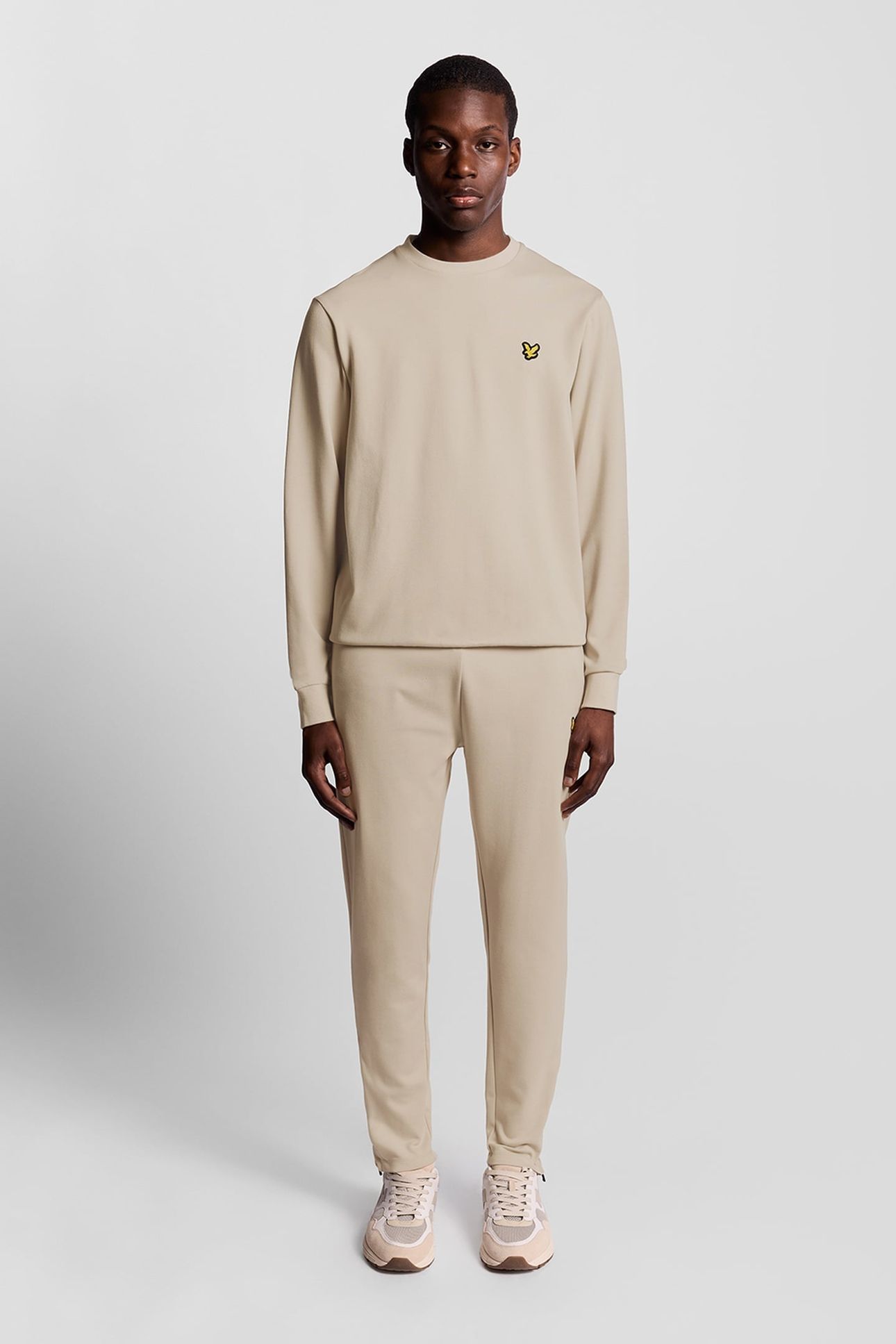 CREW NECK FLY FLEECE CHATEAU GRAY 1