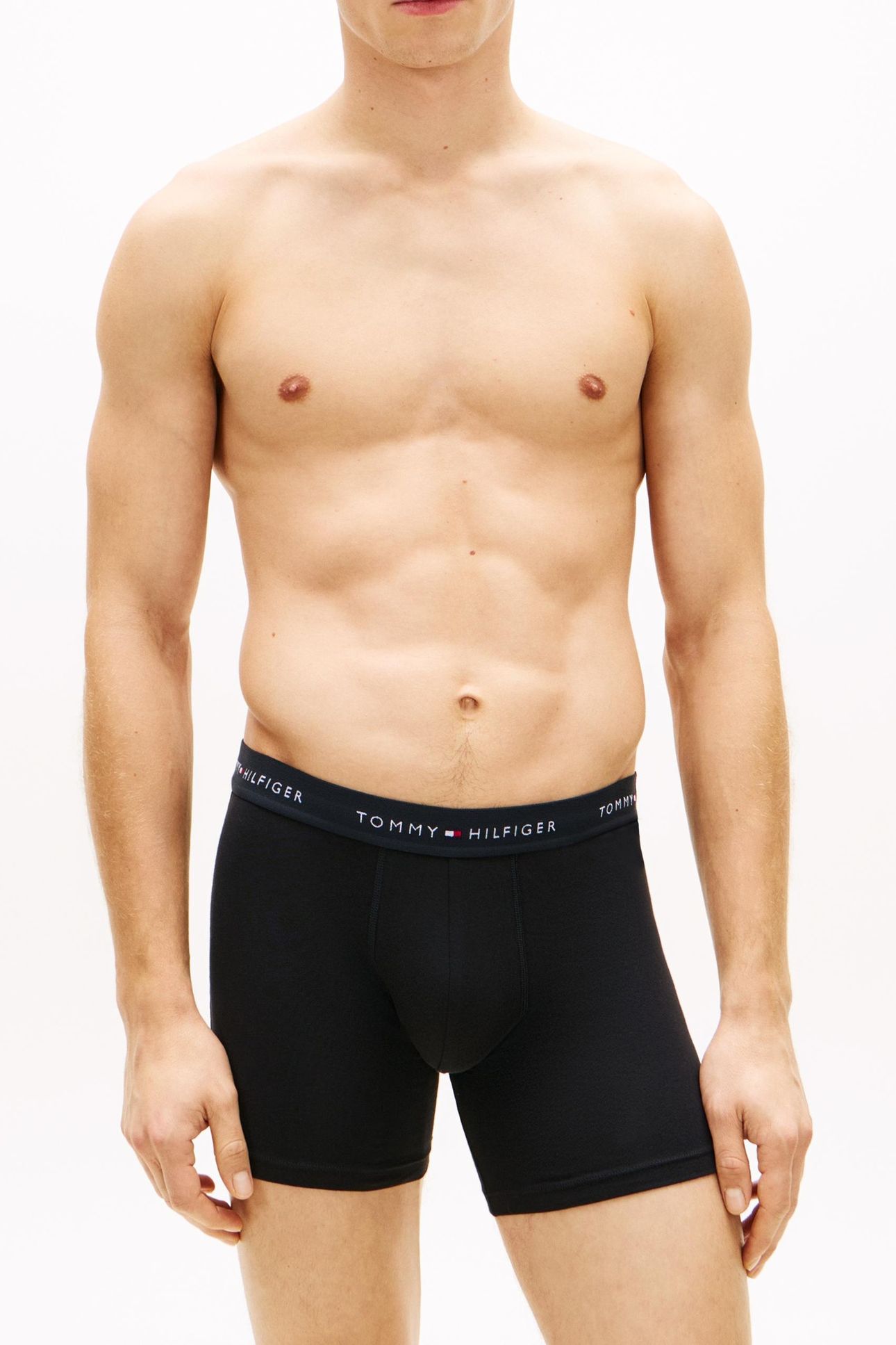 3-PACK SIGNATURE LOGO WAISTBAND BOXER BRIEFS BLACK 2