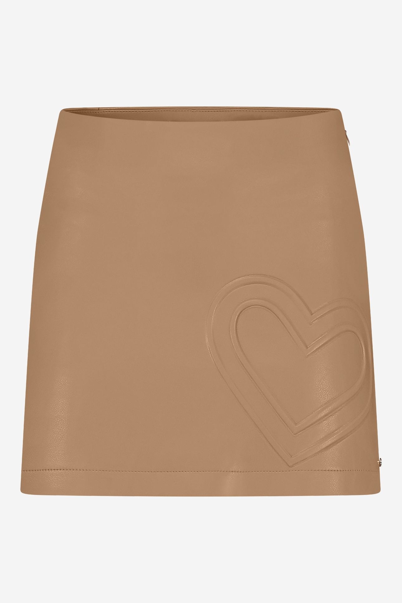 ILEVIO PU SKORT CARAMEL 1
