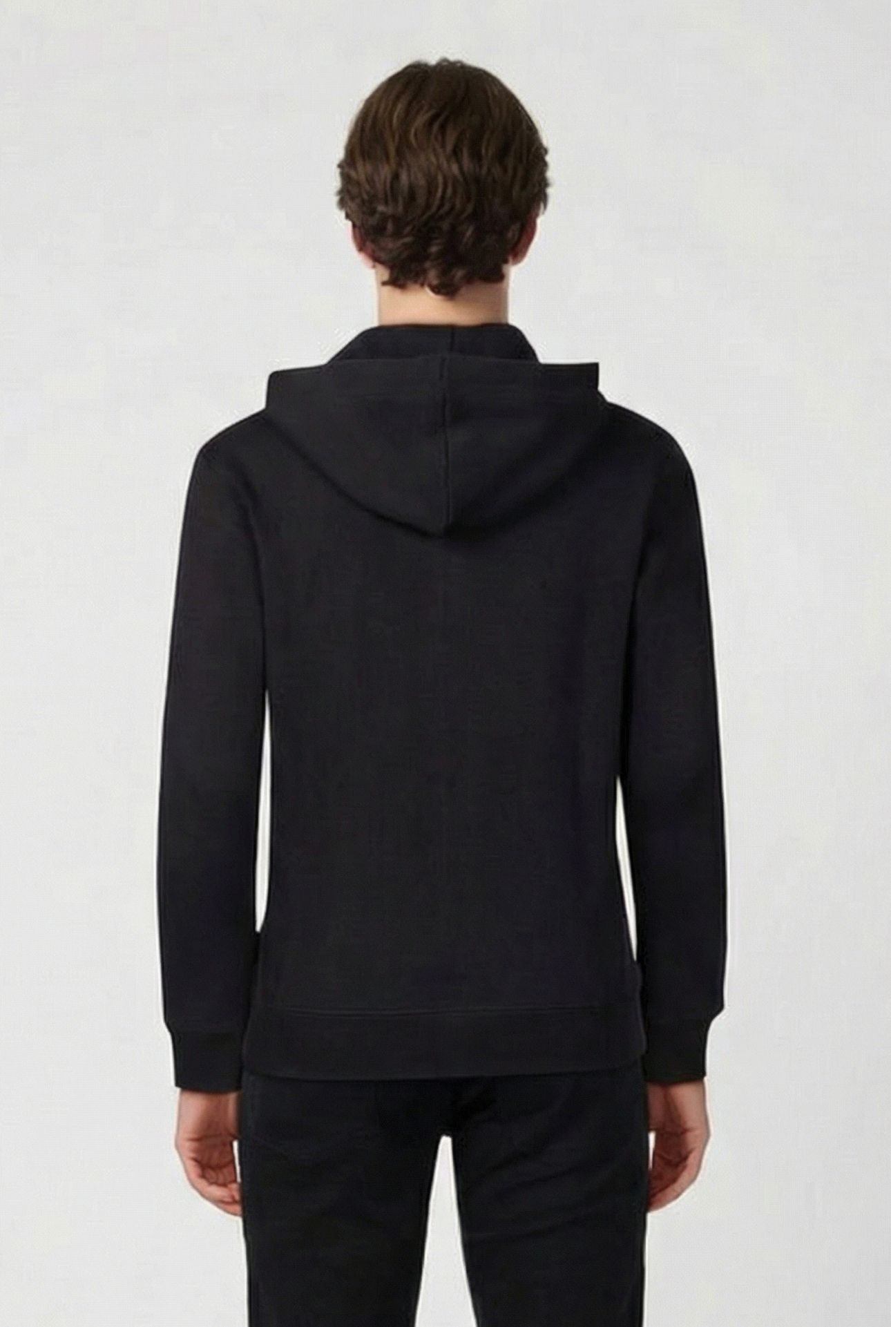 FC ZIP HOOD BLACK/GUNMETAL 2