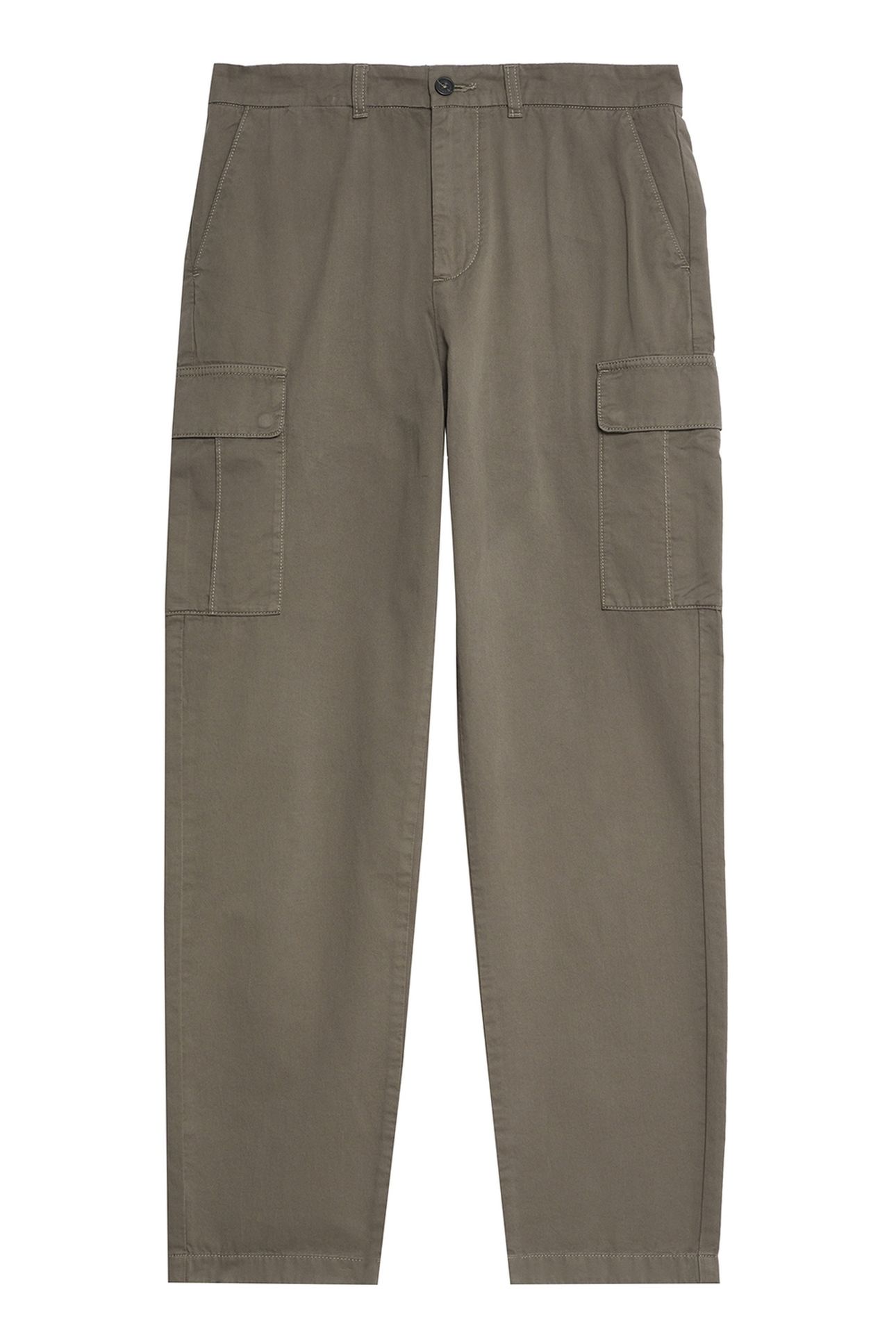 CARGO POCKET TROUSER KHAKI ASH 4