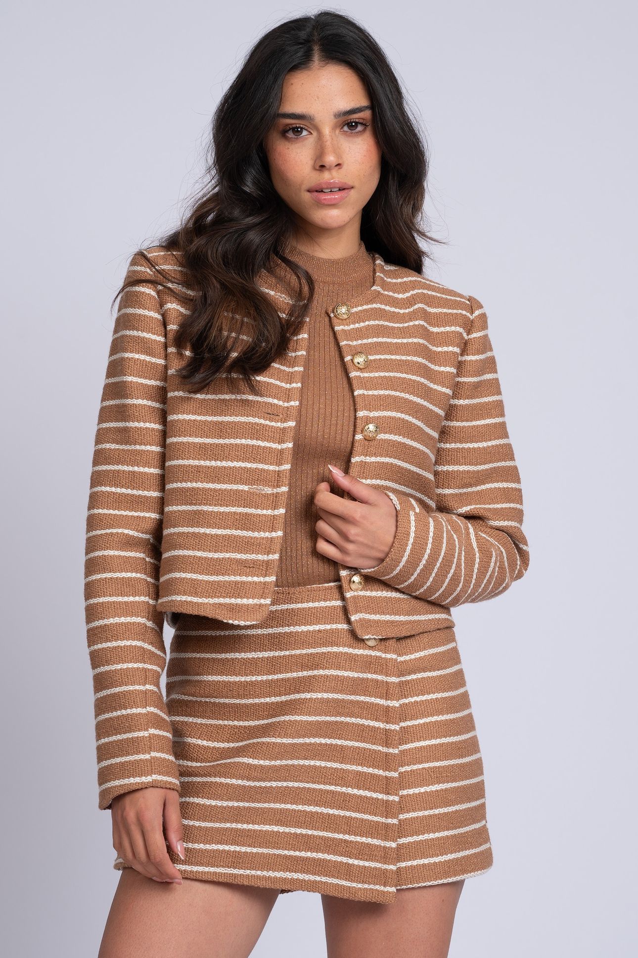 ISARIO SKORT CARAMEL 1