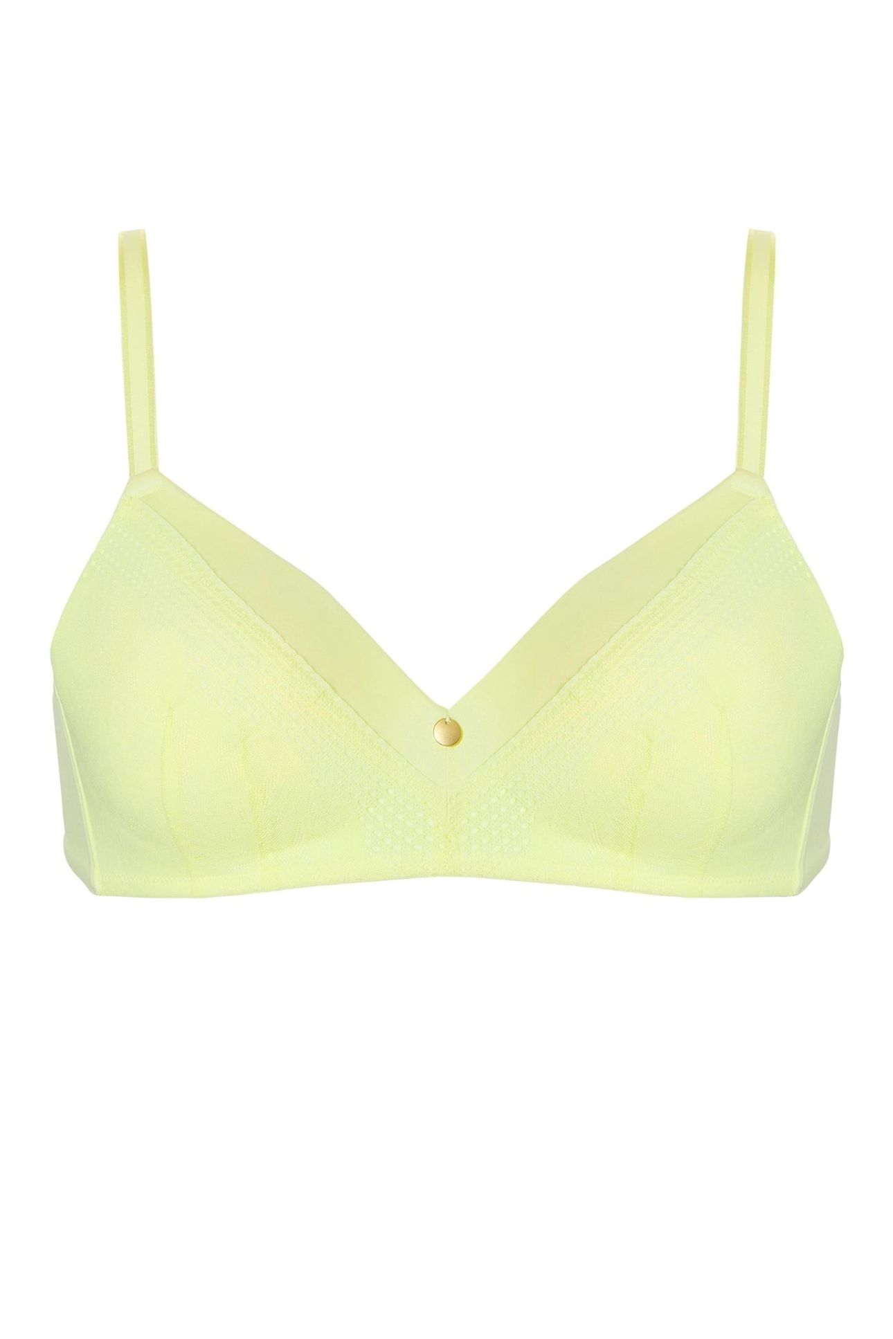 BRA TSHIRT BIBI SOFT LACE TENDER YELLOW 1