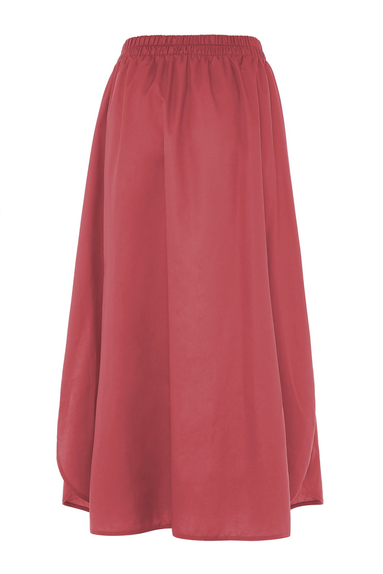 EUTOPIA LONG SKIRT POPLIN ROSEWINE 2