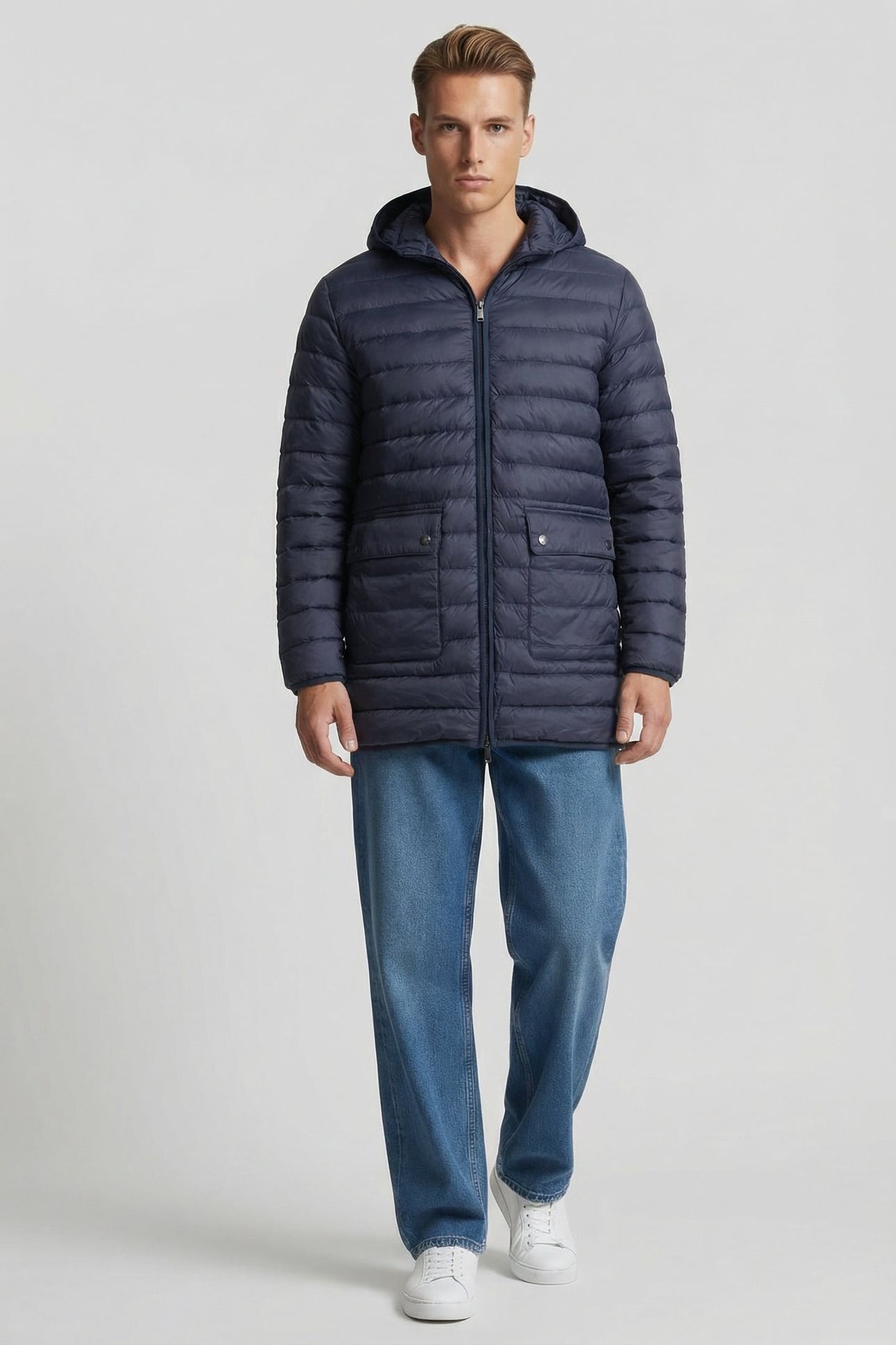 LUC DOWN JACKET NAVY 1