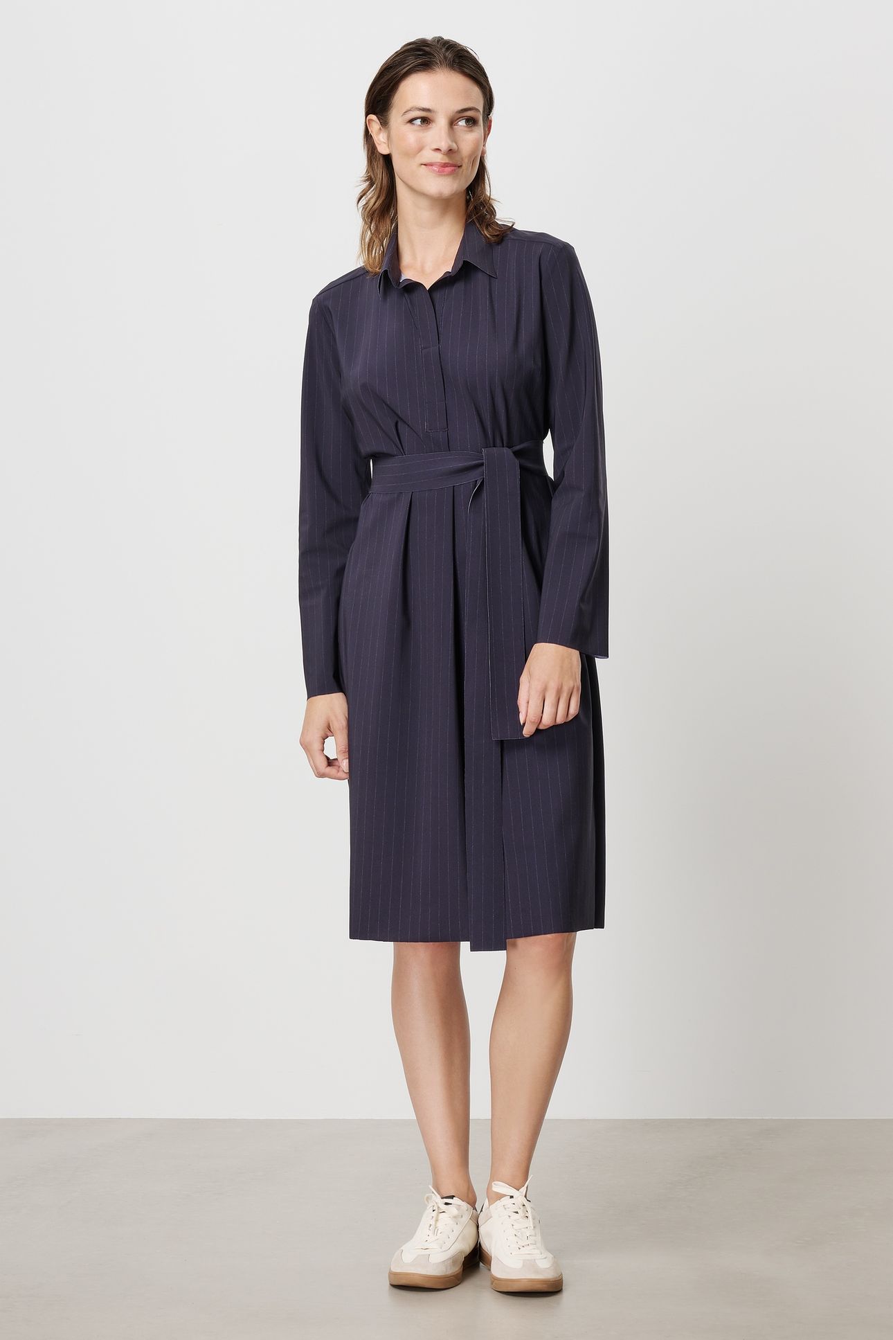 CRUZ PRINTED DRESS INK BLUE 1