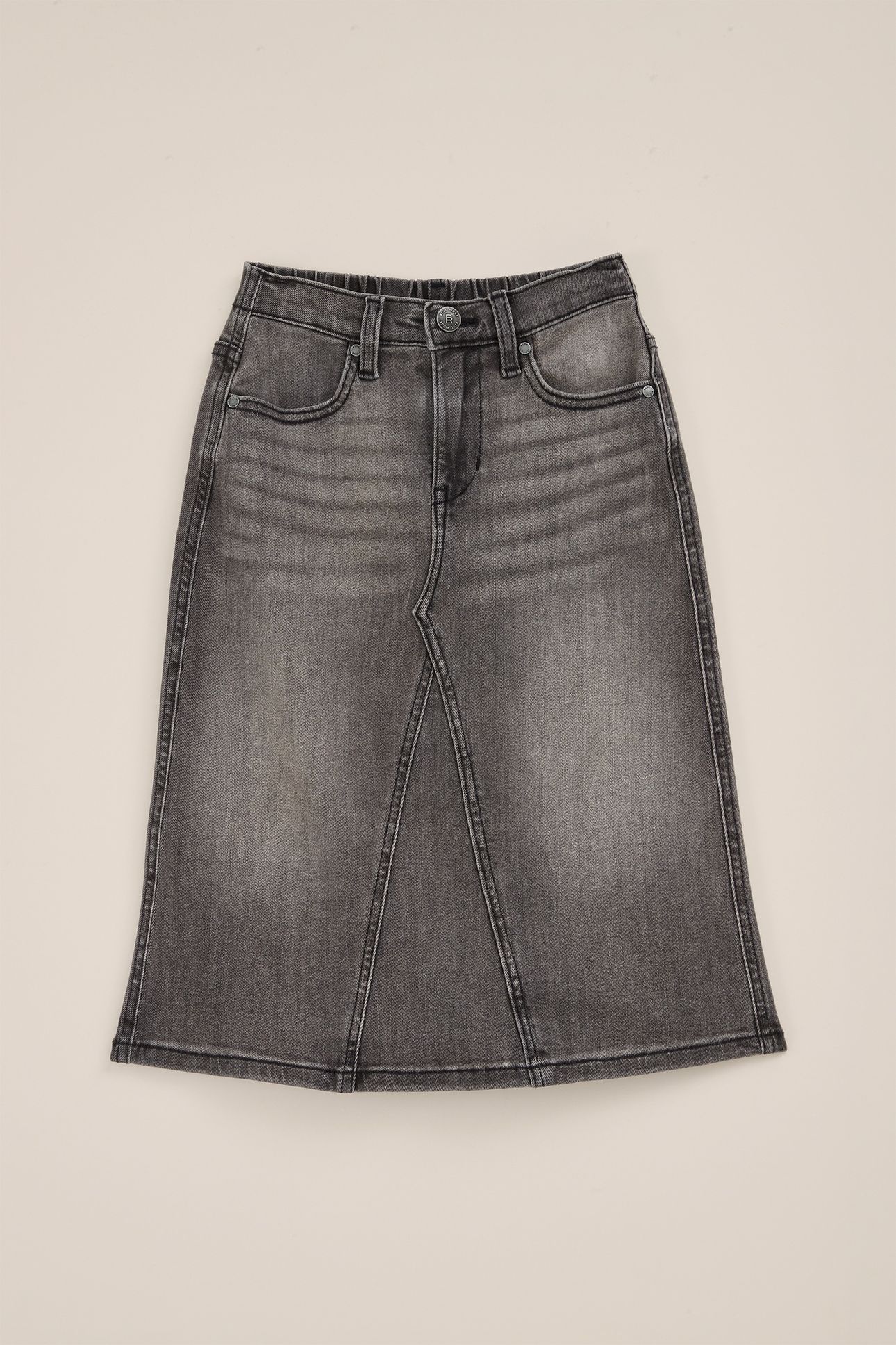 SKIRT MEDIUM LENGTH BLENDED DARK GREY 10