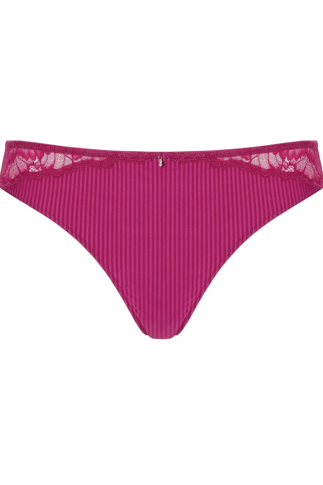 THONG STRIPE LACE SWEET CHERRY 1
