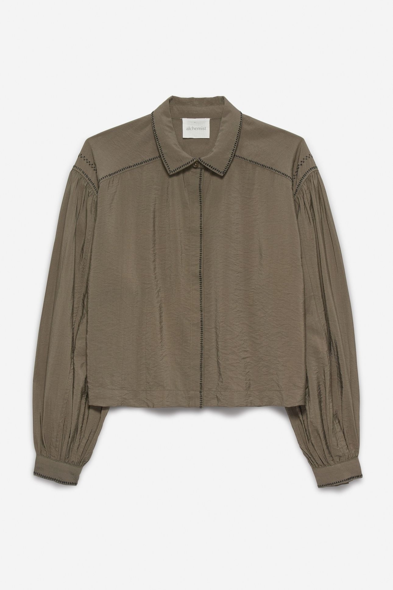 EVA BLOUSE KHAKI 4