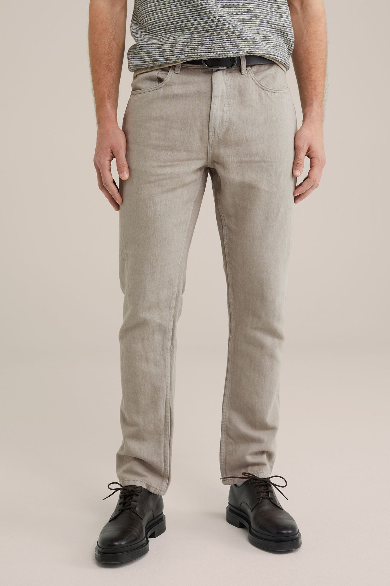 5-POCKET MID WAIST GREY 8