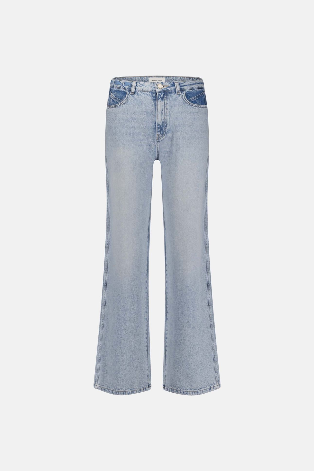 ALEX WIDE LEG JEANS FADED LIGHT BLUE 4