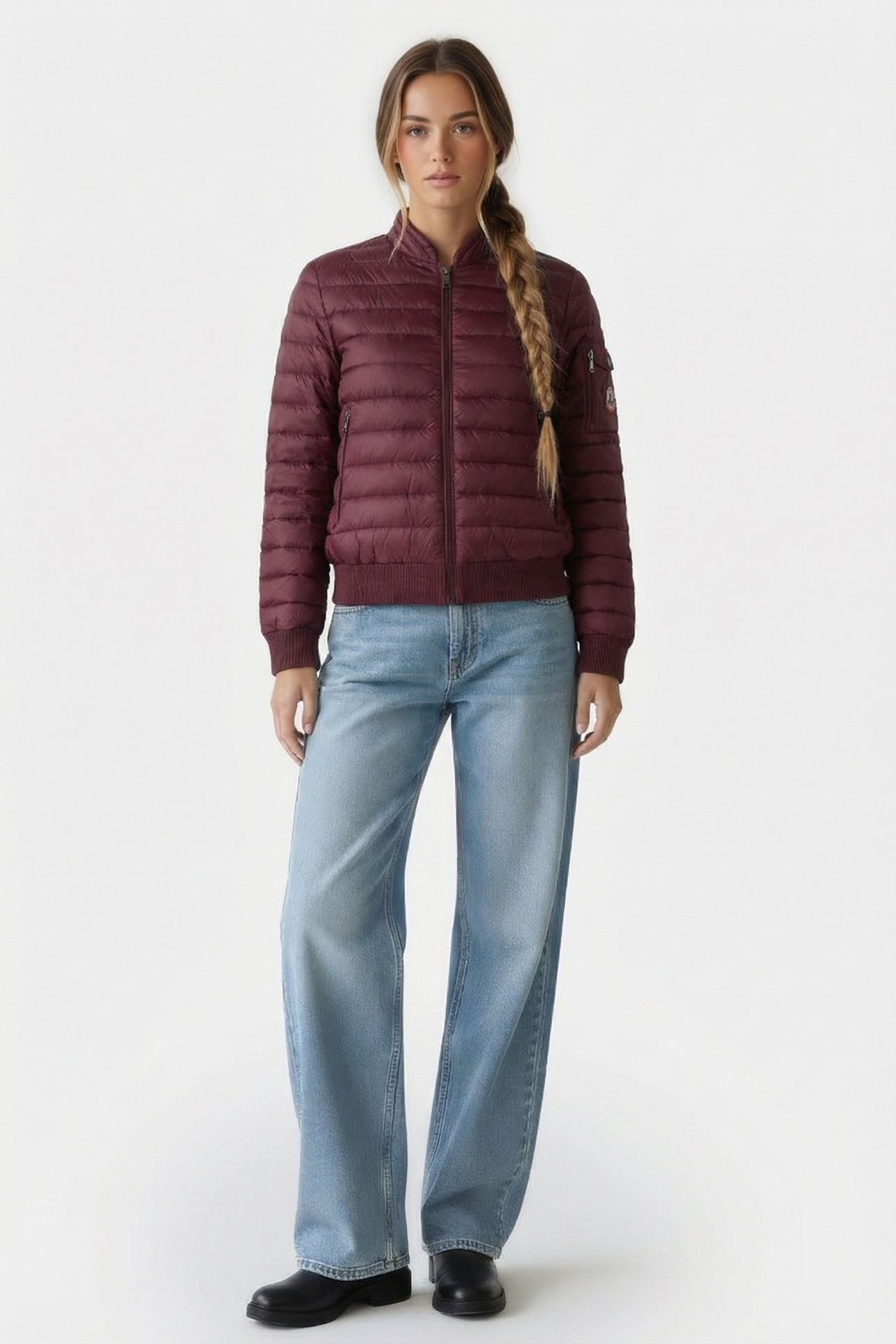 EMMY DOWN JACKET AUBERGINE 1