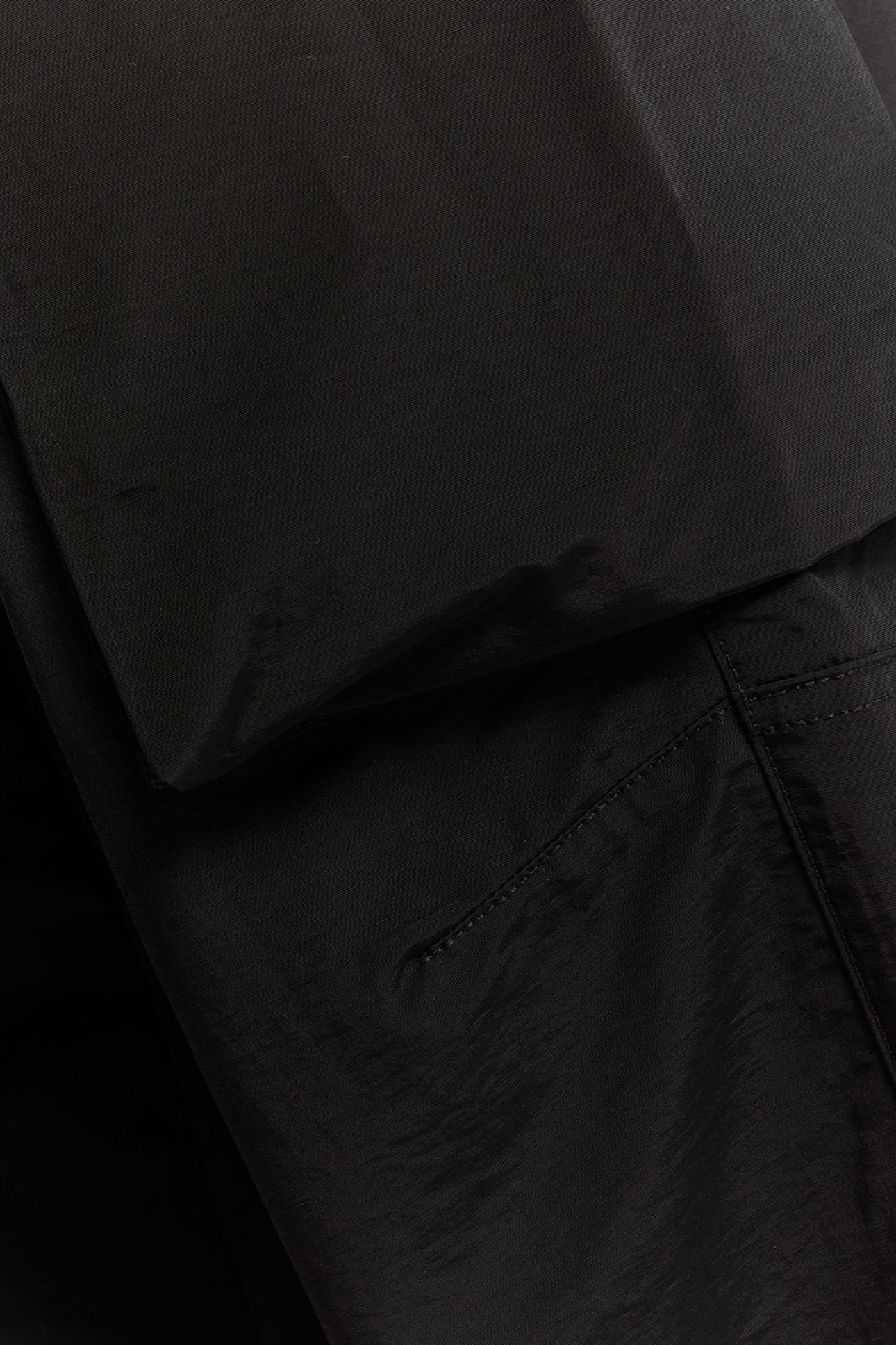 BELLOWED POCKET CARGO PANT JET BLACK 9