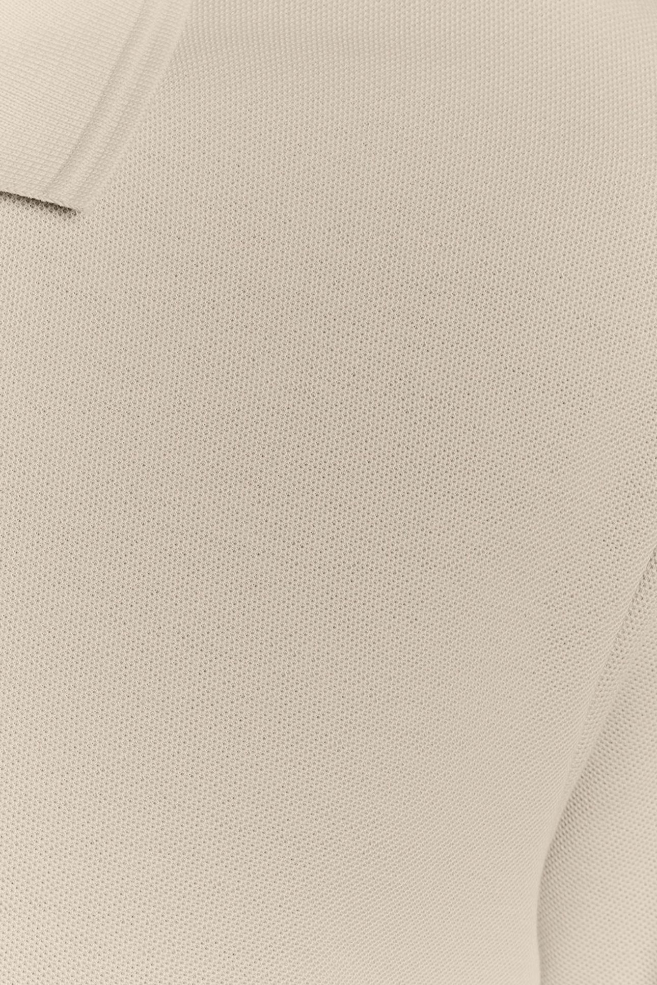 OTTOMAN HALF ZIP POLO SHIRT GREY TAUPE 5