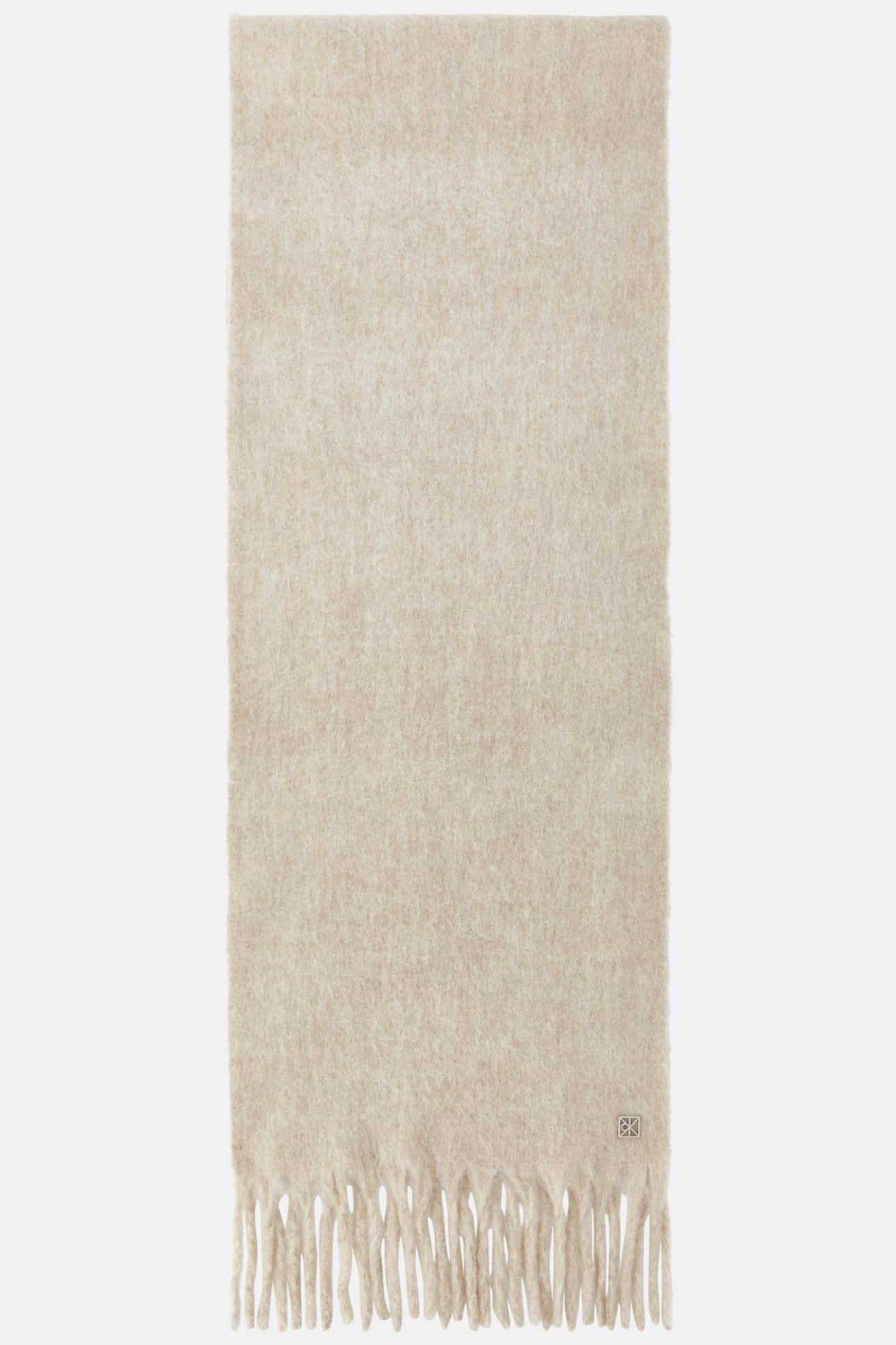 EMBLEM BRUSHED SCARF CHATEAU GRAY 2