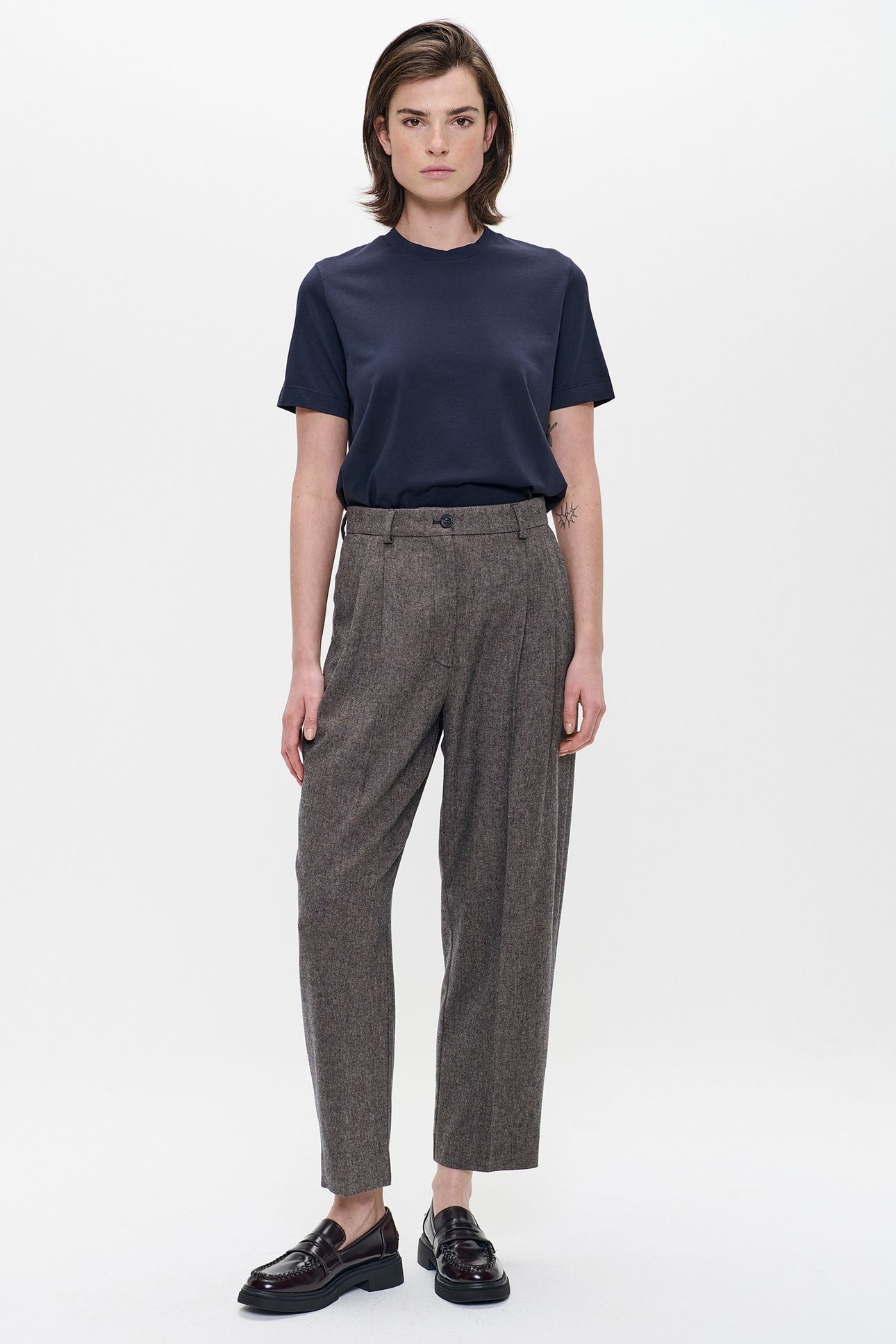FLANNEL DAKOTA PANTS MIDNIGHT BLUE 2